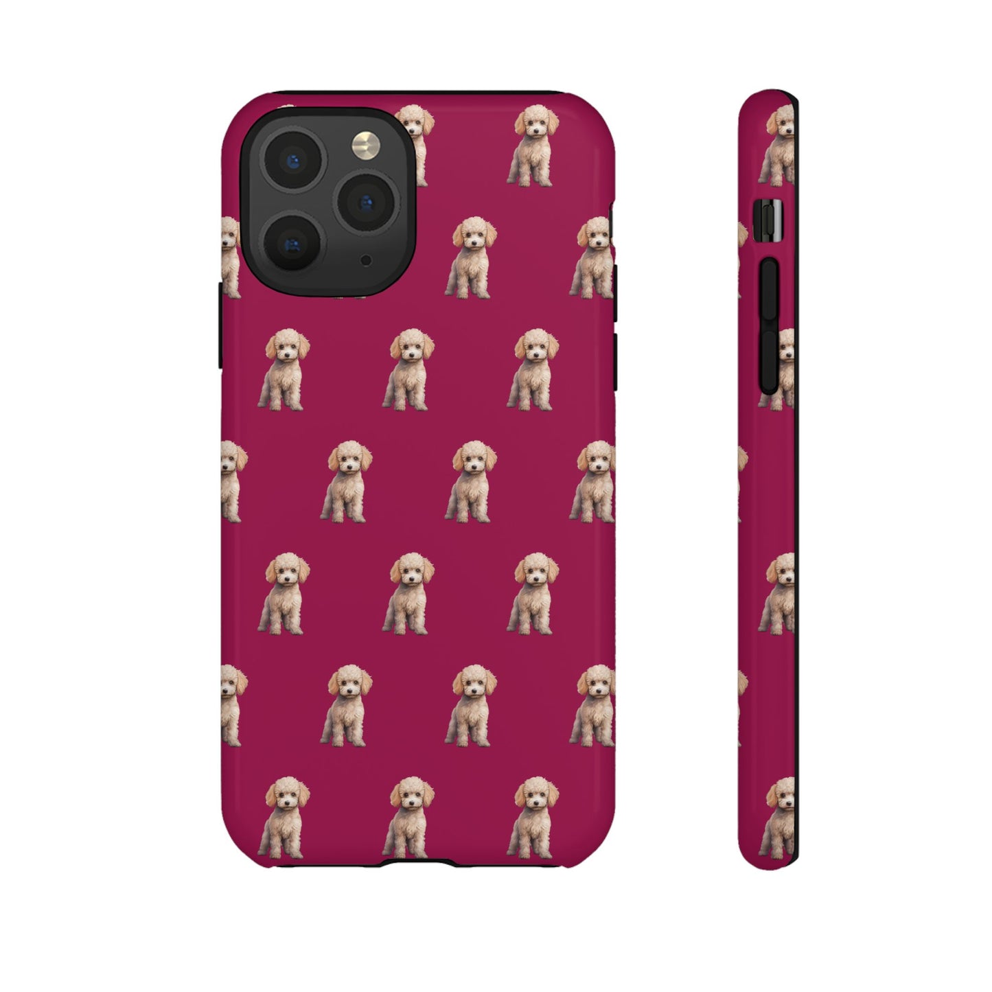 Poodle Phone Case Berry