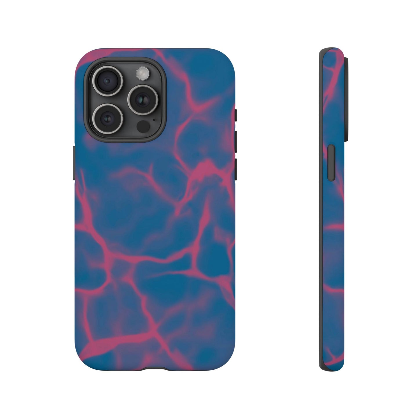 Marble Phone Case Blue Pink