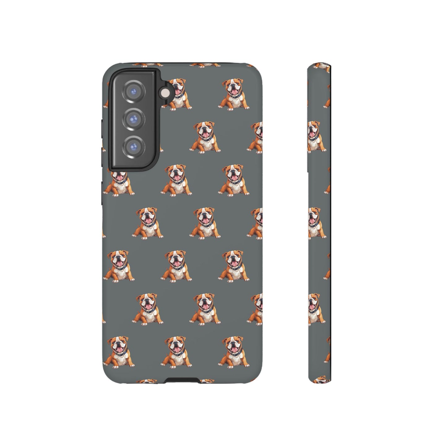 Bulldog Phone Case Gray