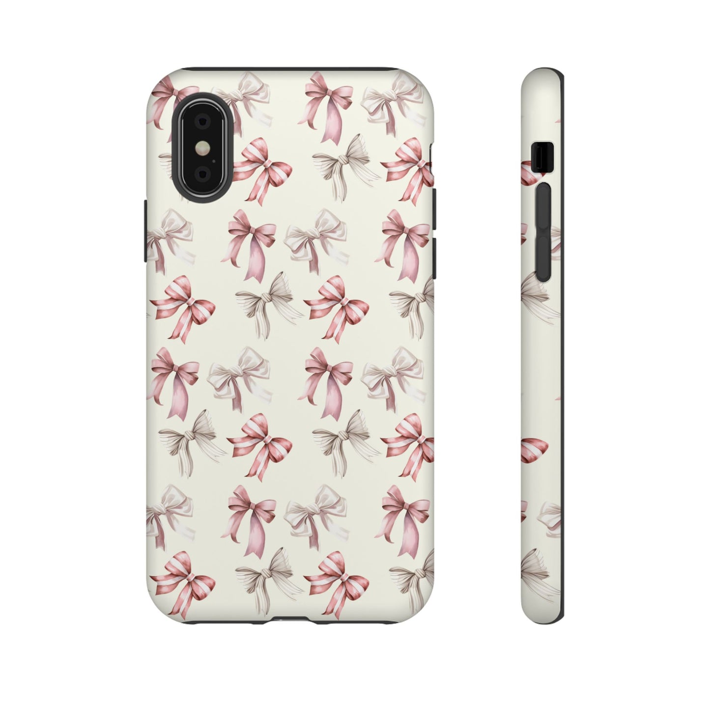 Bow Phone Case Cream