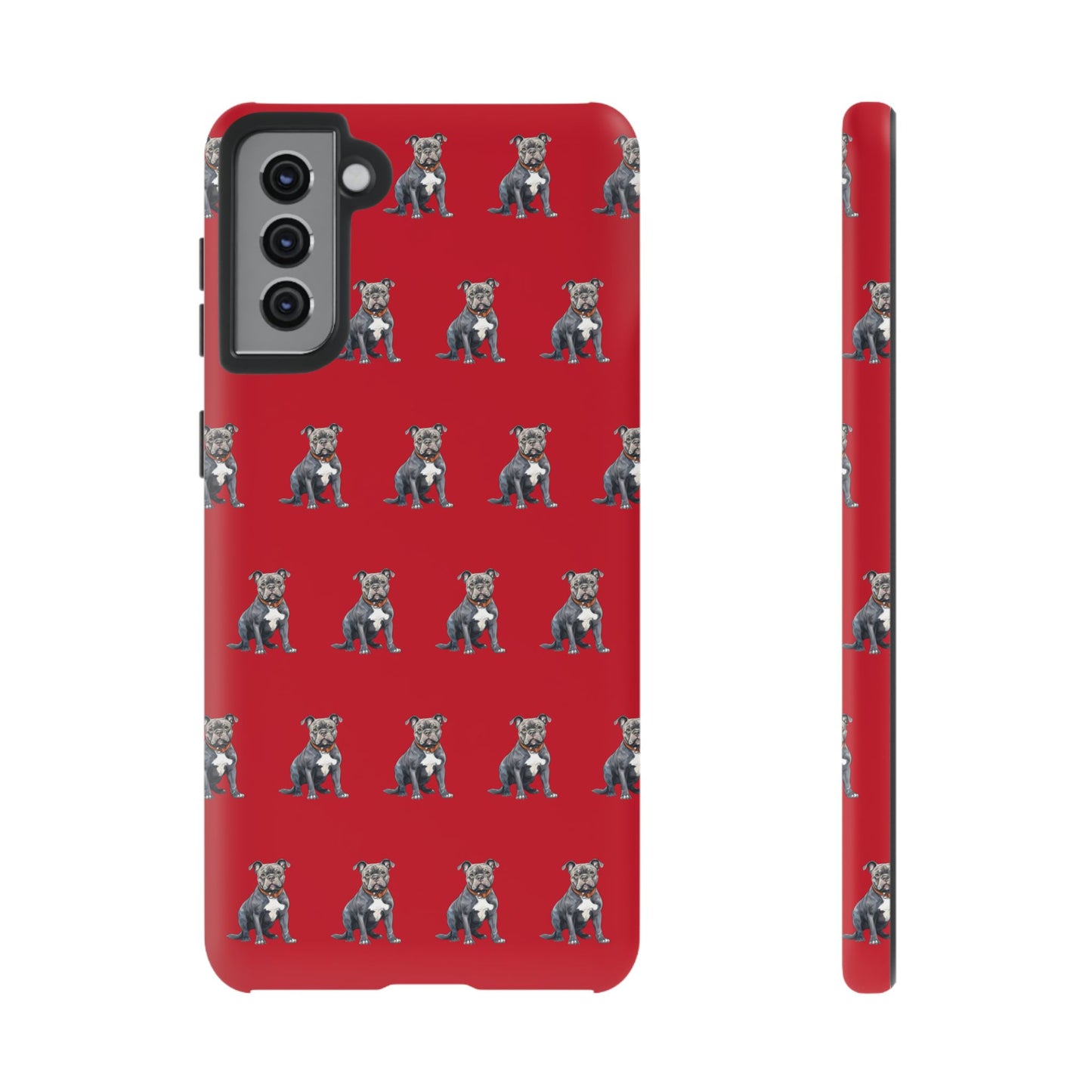 Pitbull Phone Case Red