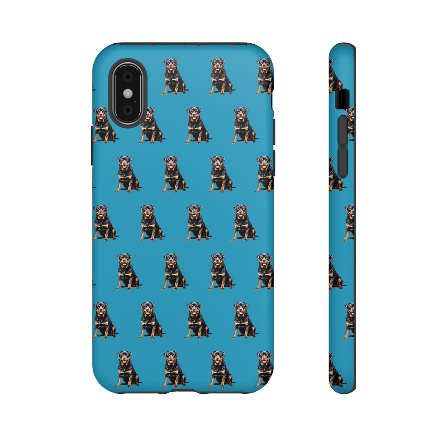 Rottweiler Phone Case Turquoise