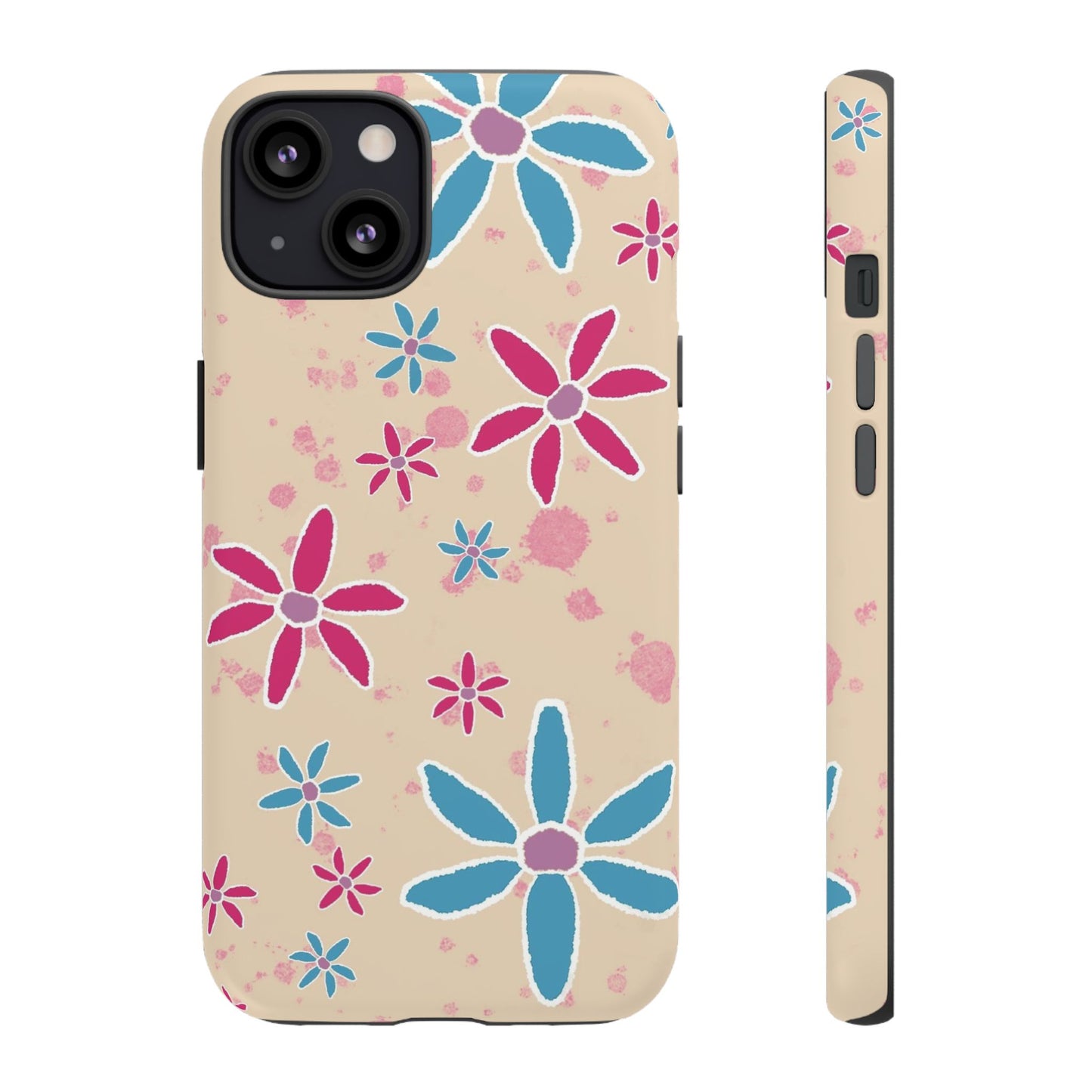 Flower Phone Case Cream