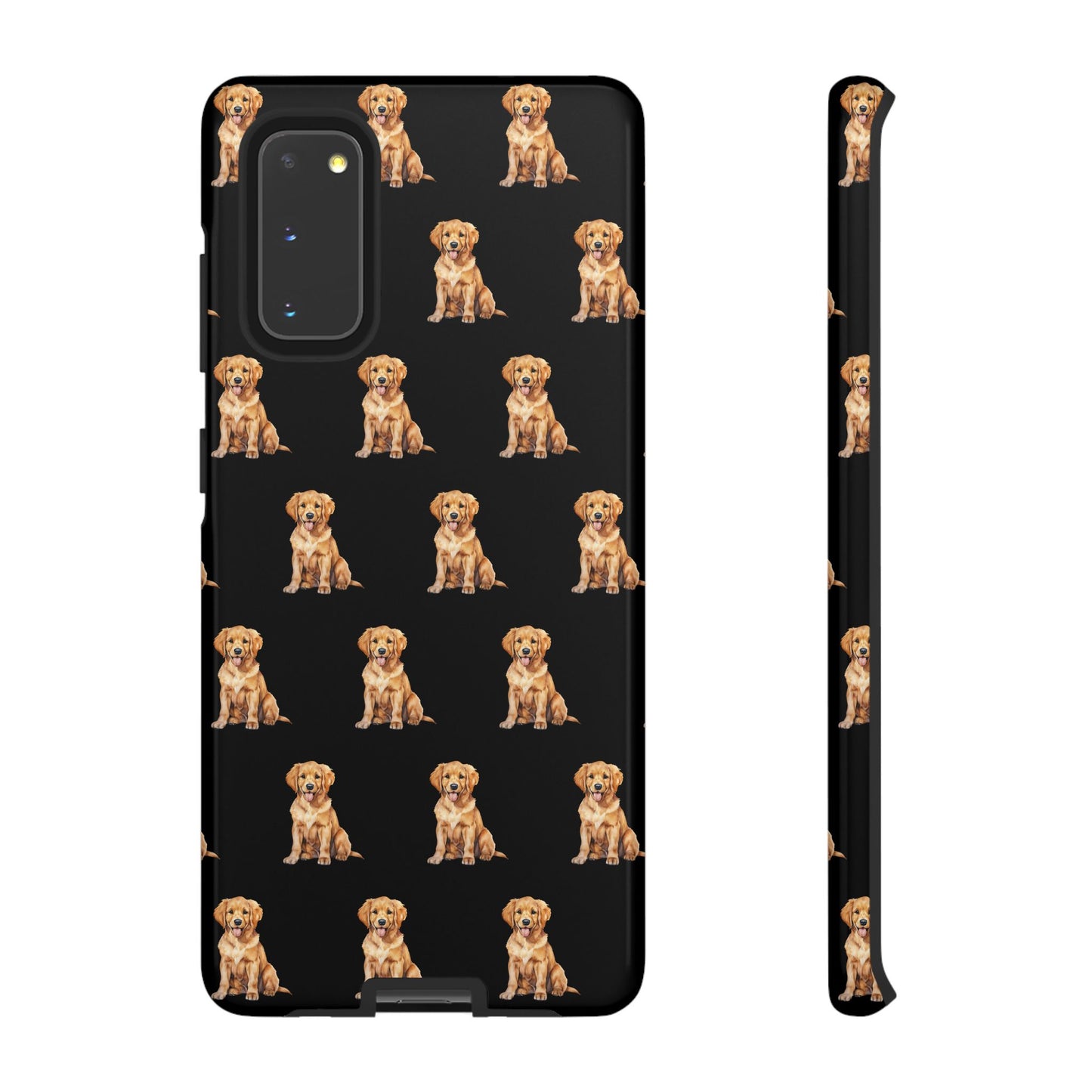 Golden Retriever Phone Case Black