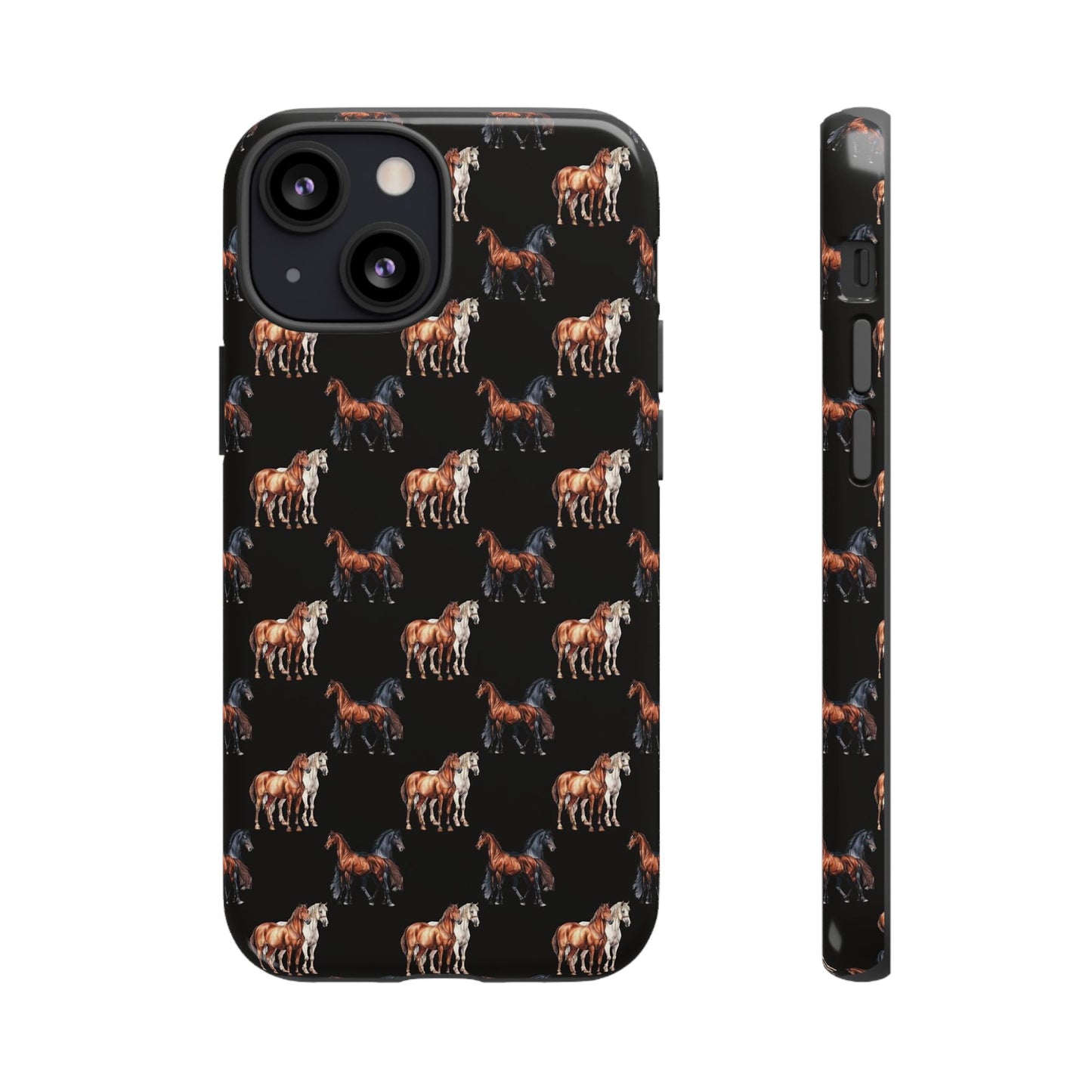 Horse Phone Case Black