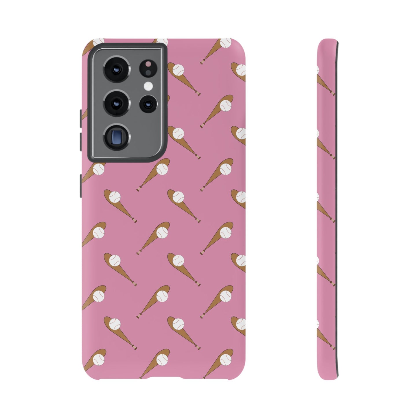 Baseball Phone Case Pink