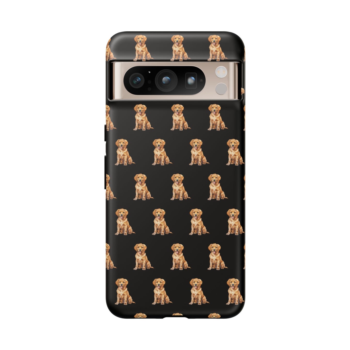 Golden Retriever Phone Case Black