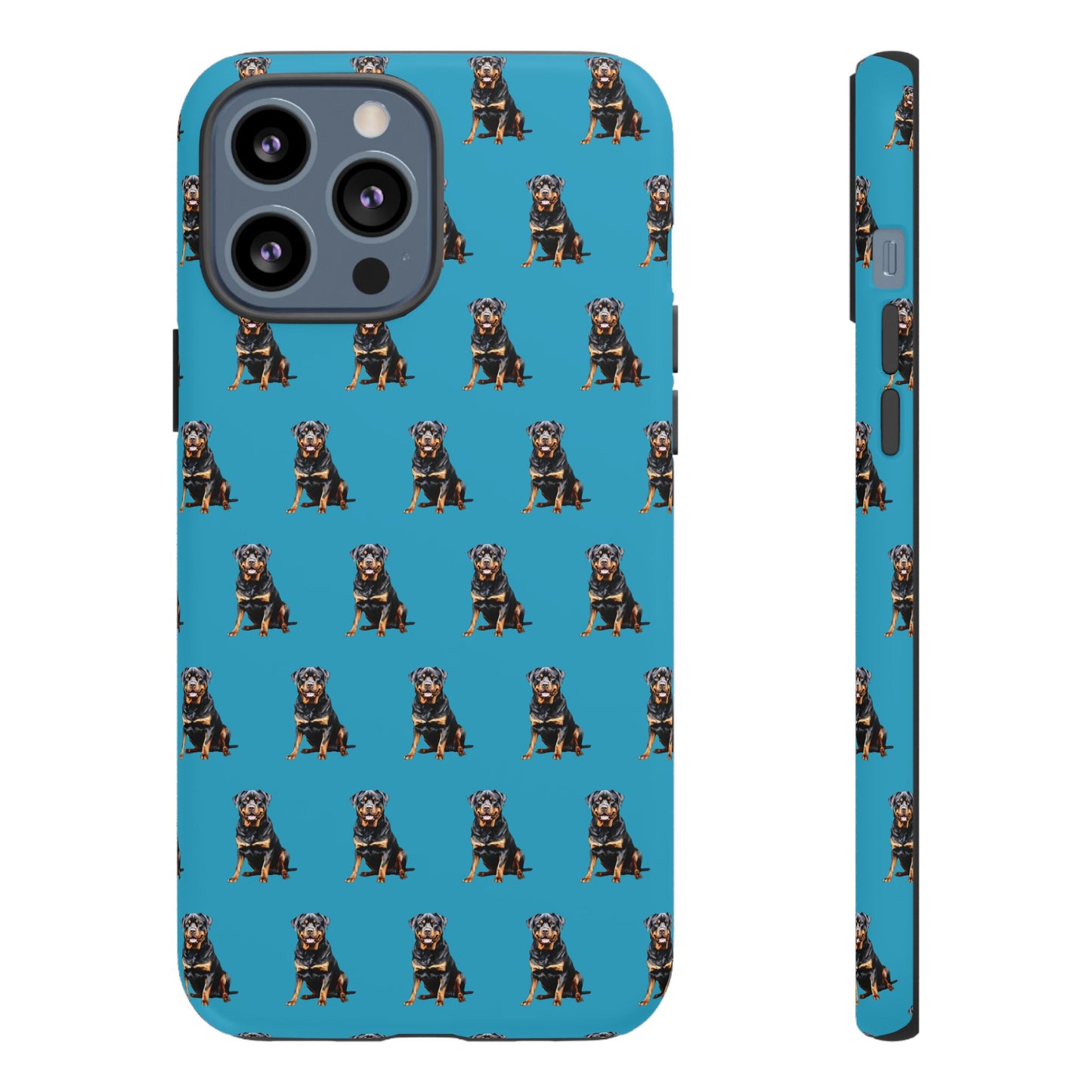 Rottweiler Phone Case Turquoise