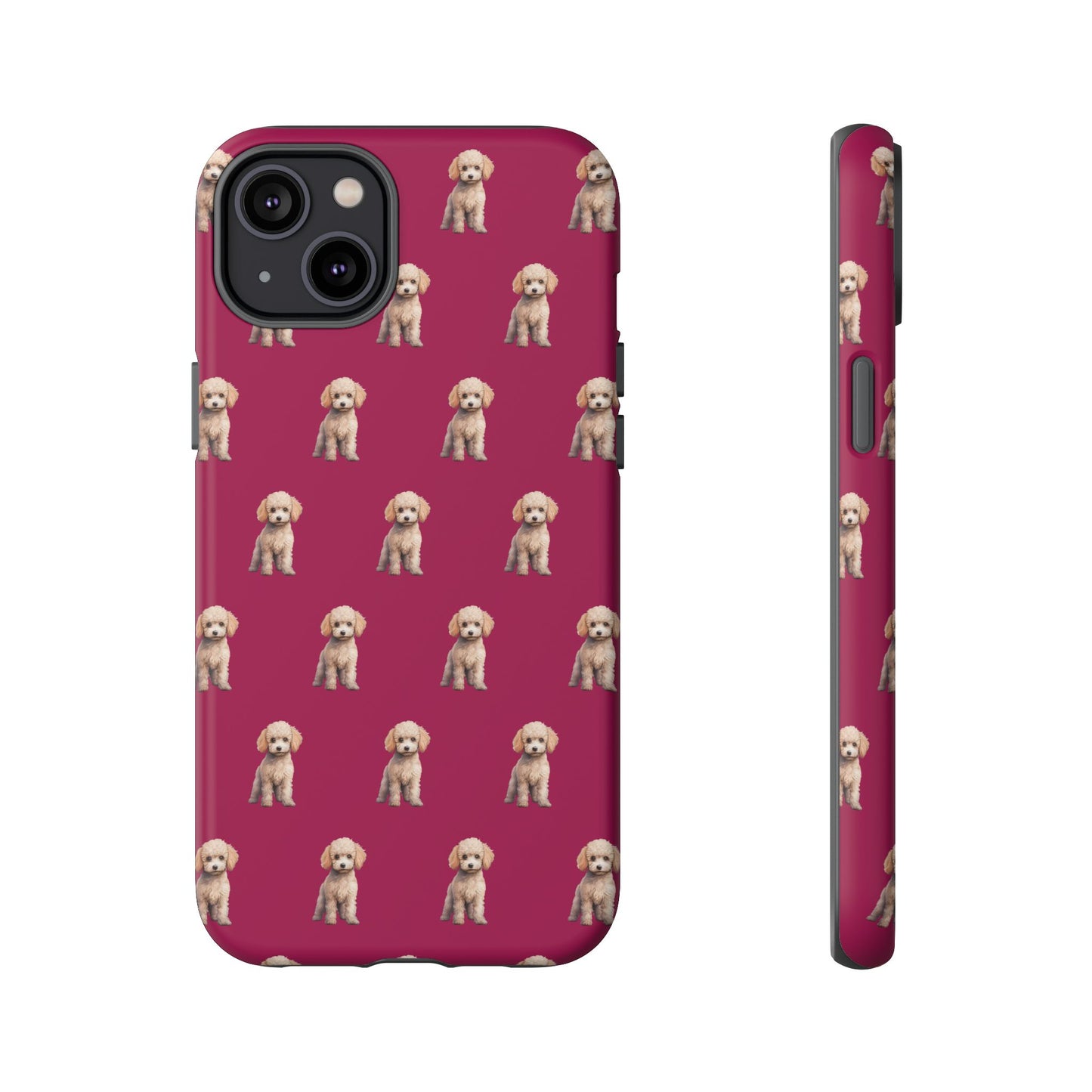 Poodle Phone Case Berry