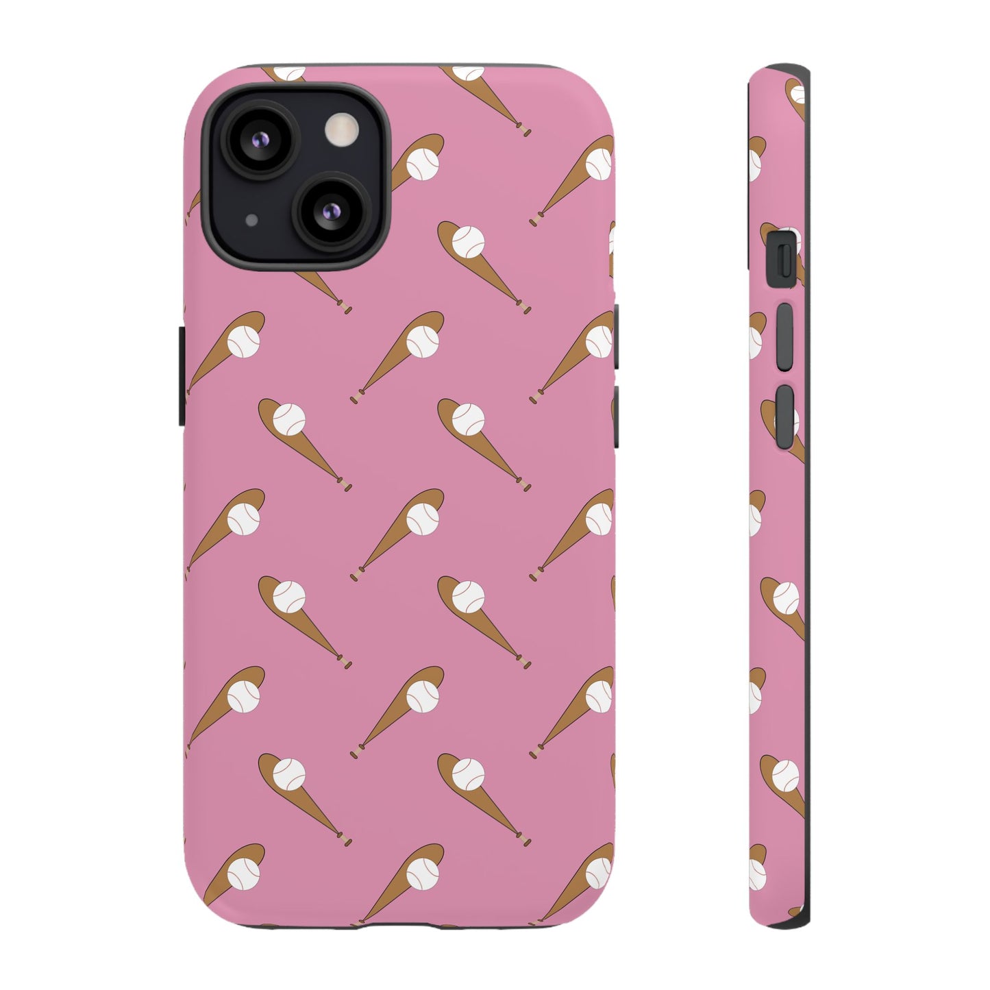 Baseball Phone Case Pink