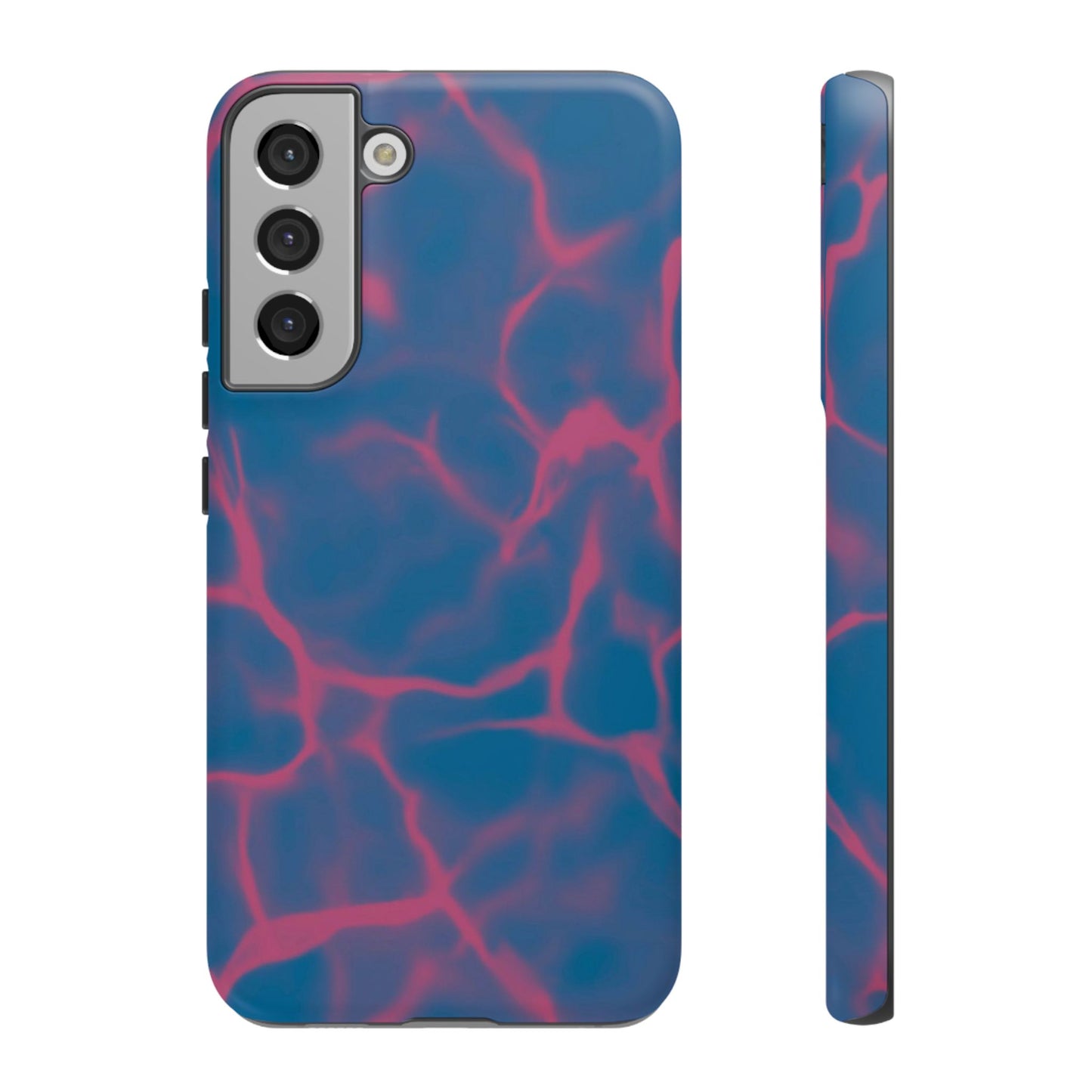 Marble Phone Case Blue Pink