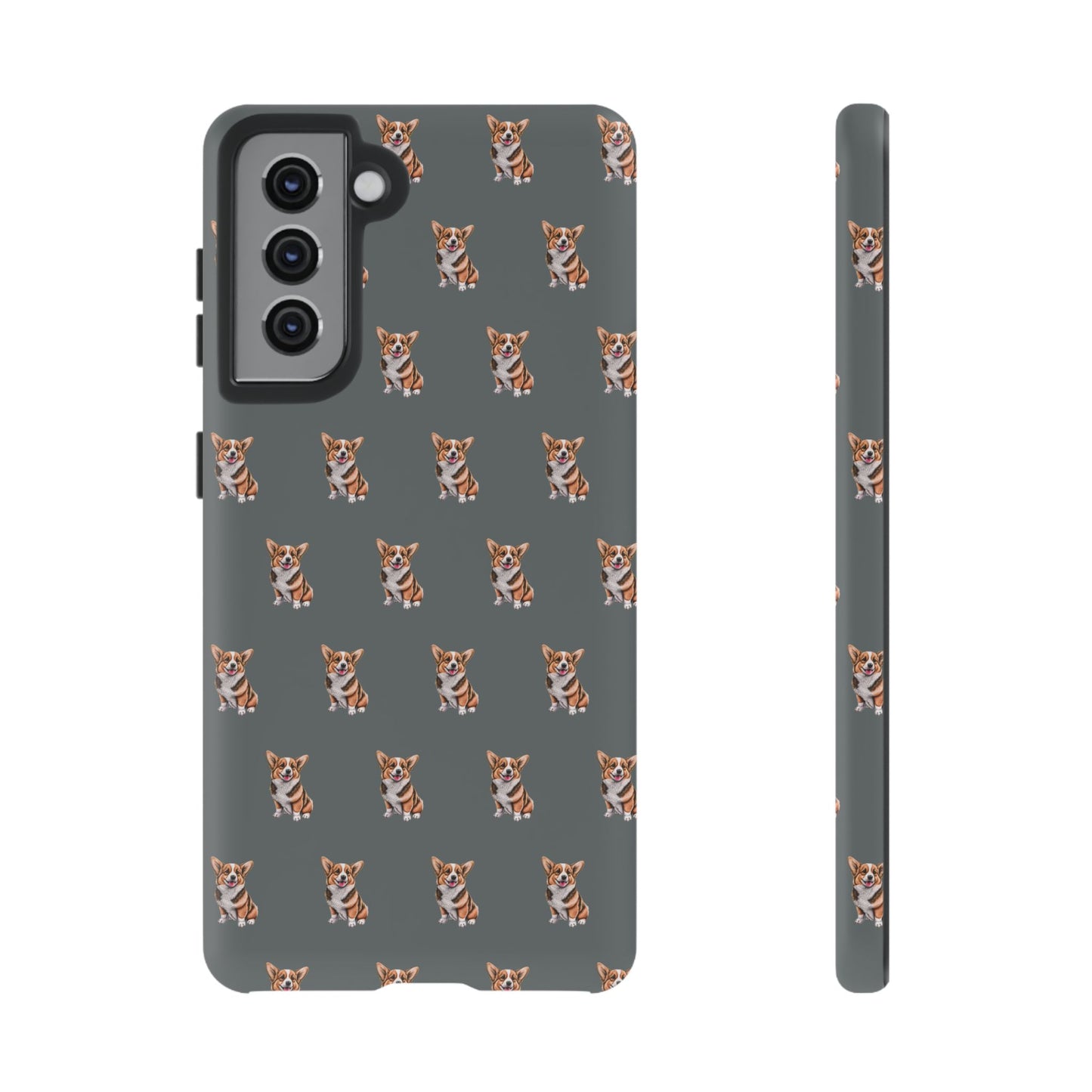 Corgi Phone Case Gray