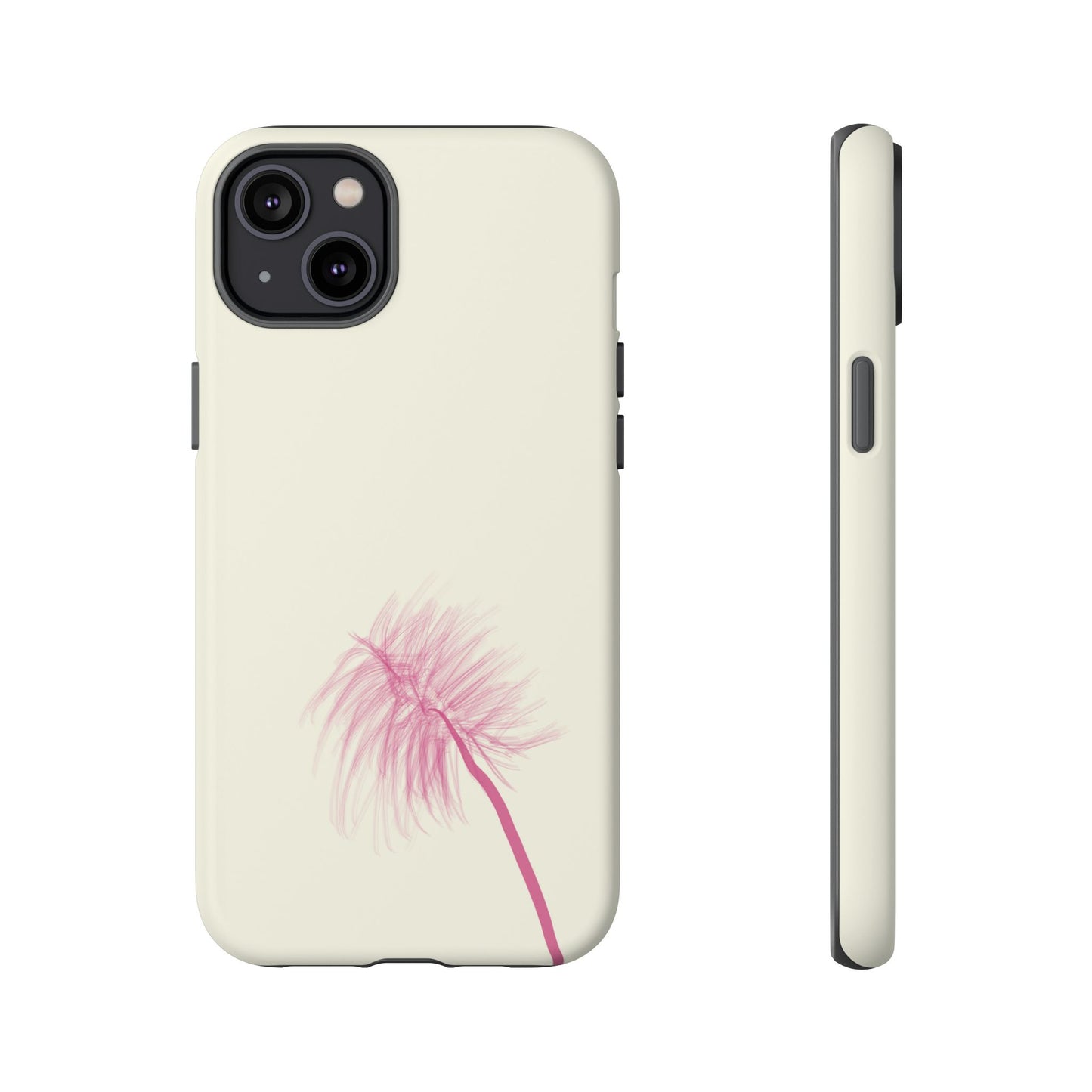 Dandelion Blowball Phone Case Cream