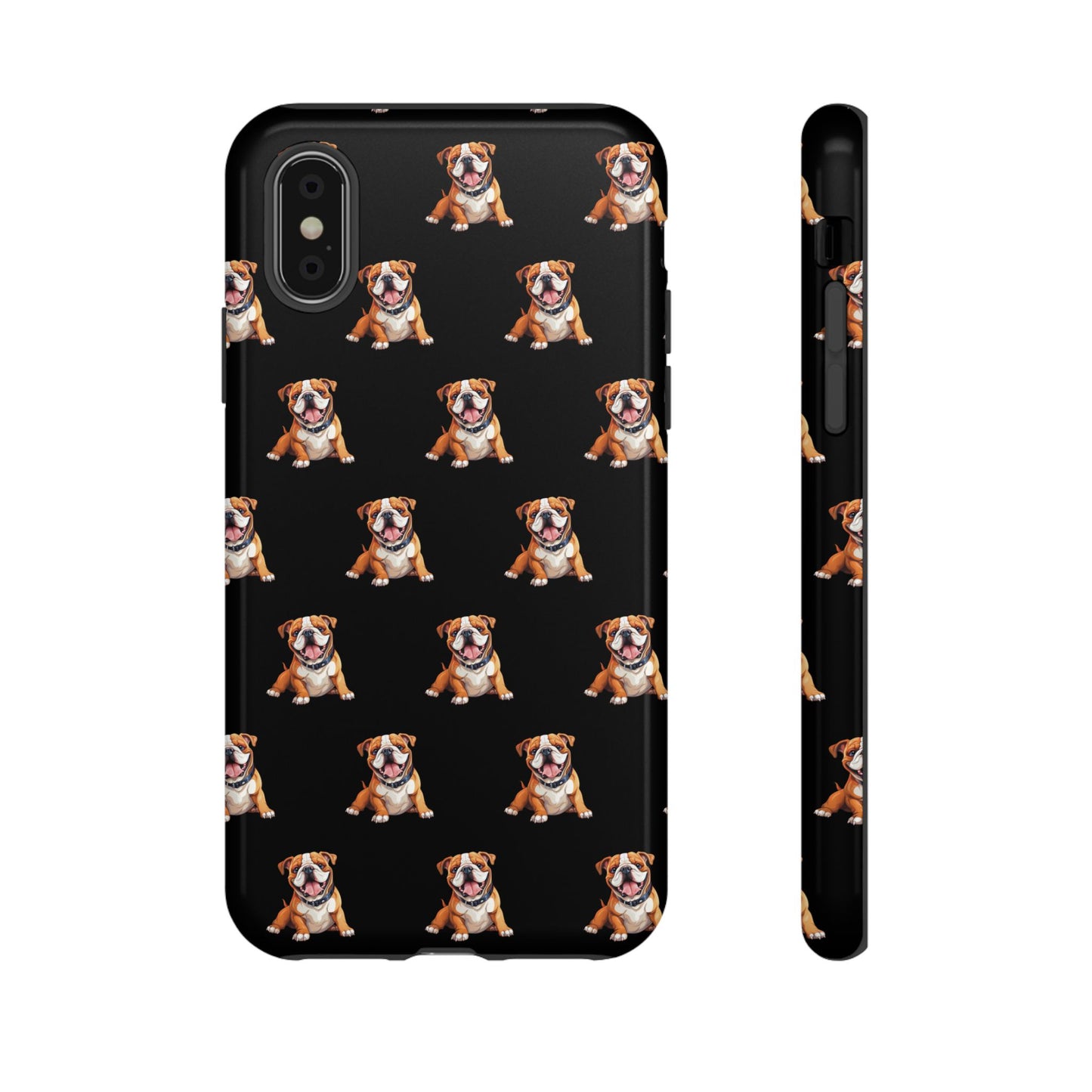 Bulldog Phone Case Black