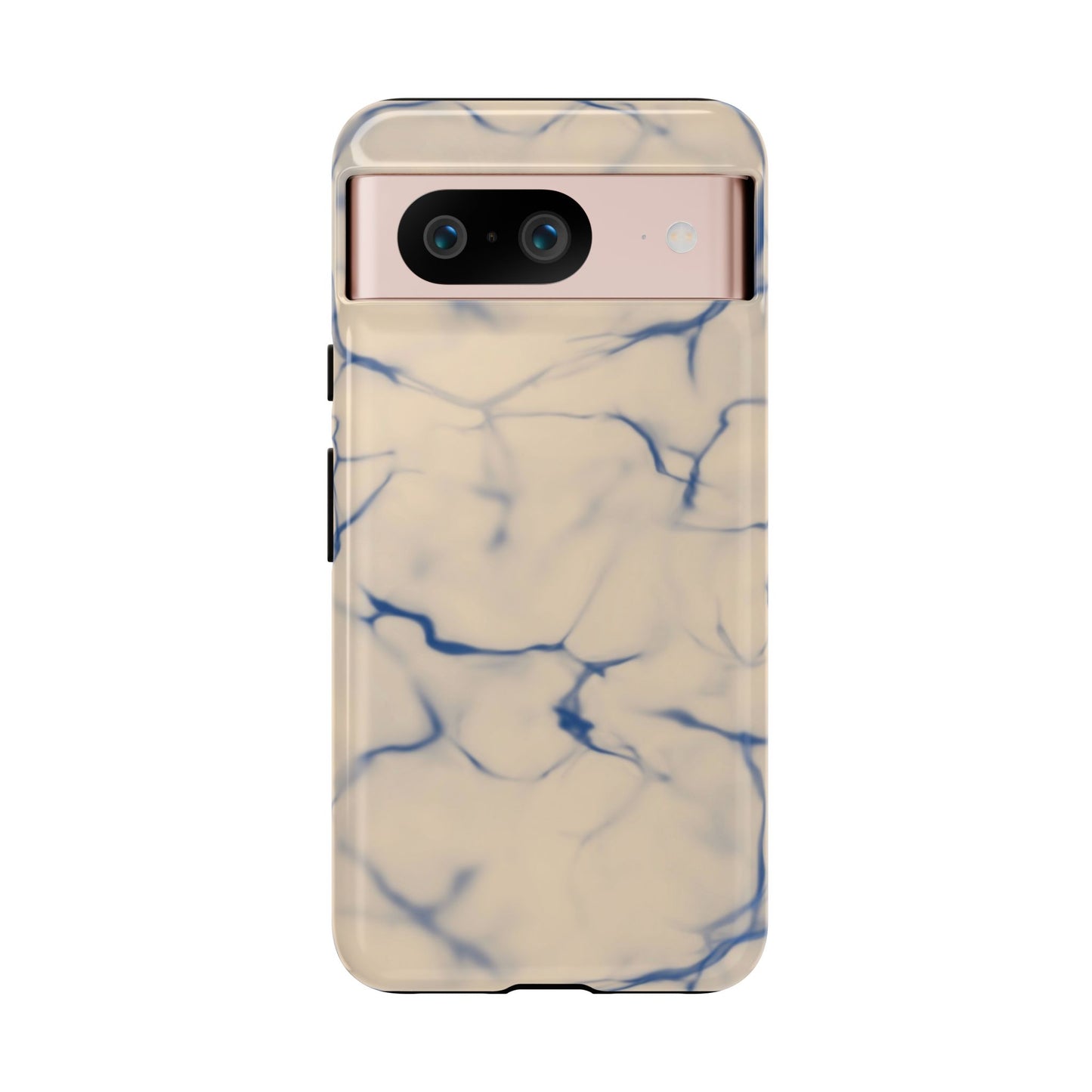 Marble Phone Case Cream Blue