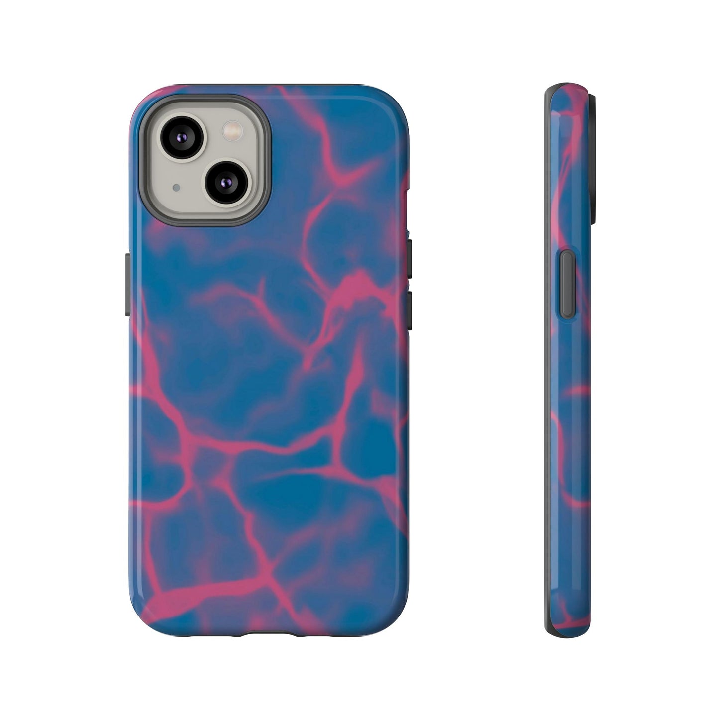 Marble Phone Case Blue Pink