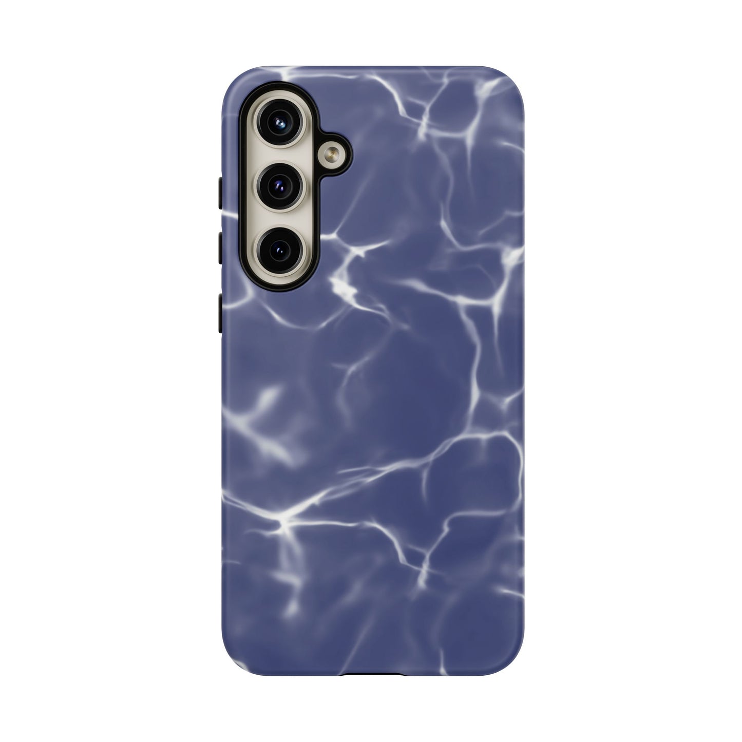 Marble Print Phone Case Dark Blue