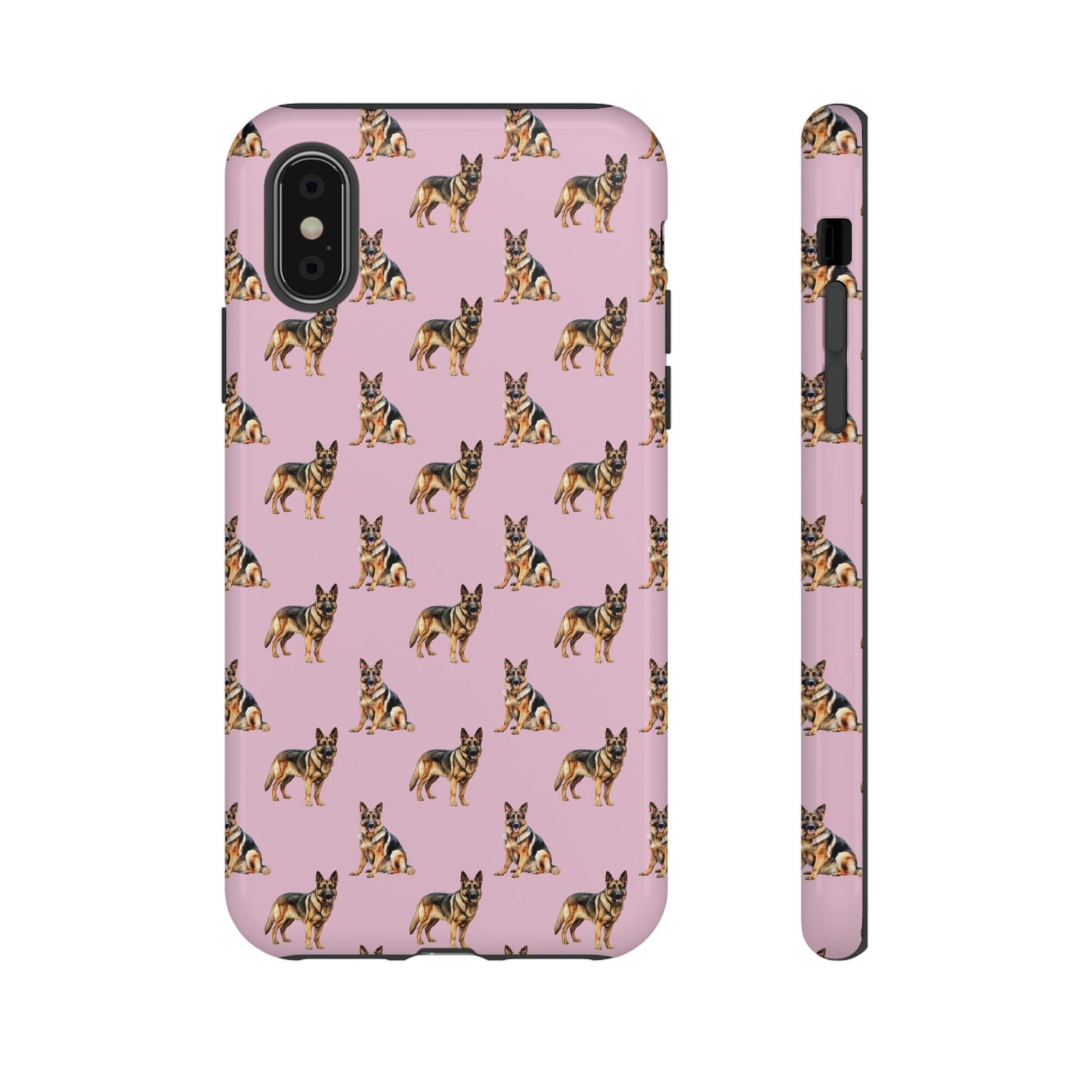 German Shepherd Phone Case Pink