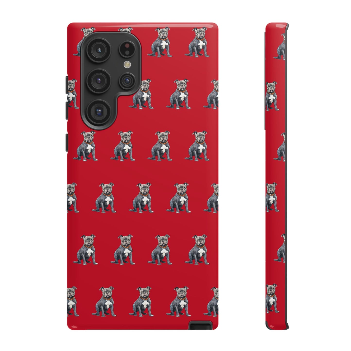 Pitbull Phone Case Red