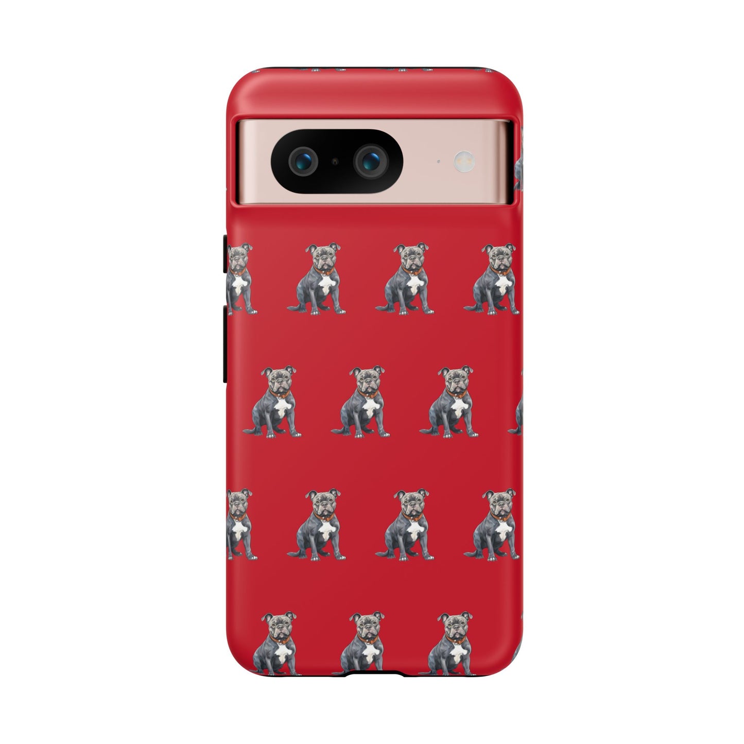 Pitbull Phone Case Red