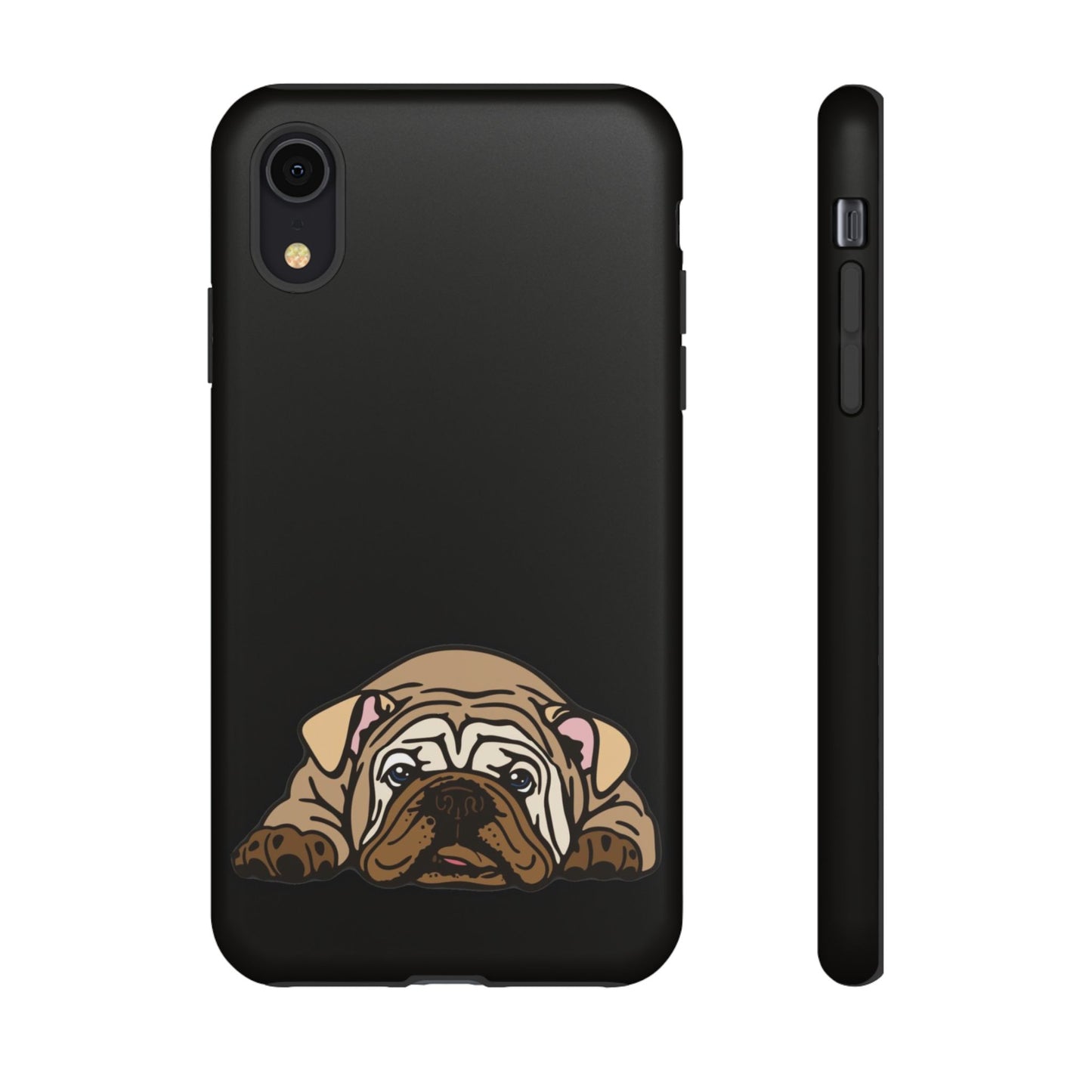 Bulldog Phone Case Black