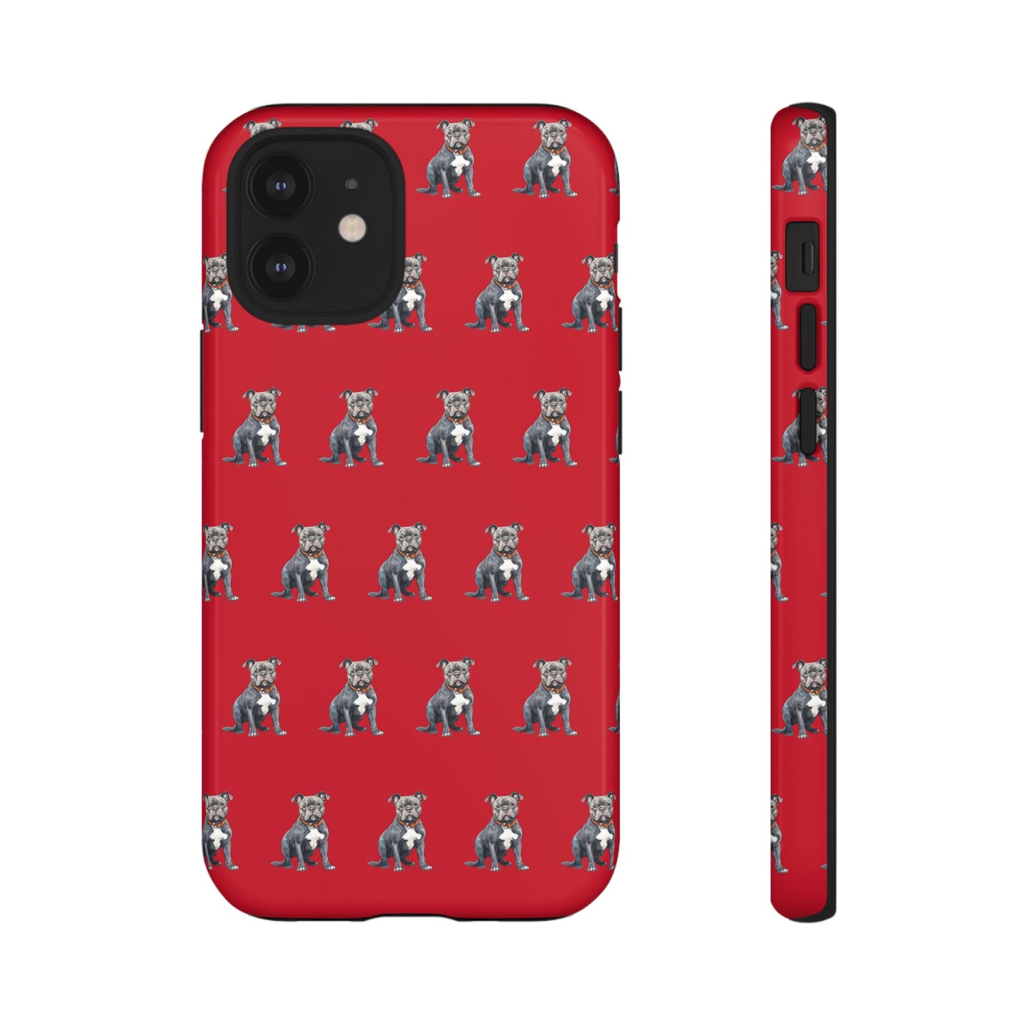 Pitbull Phone Case Red