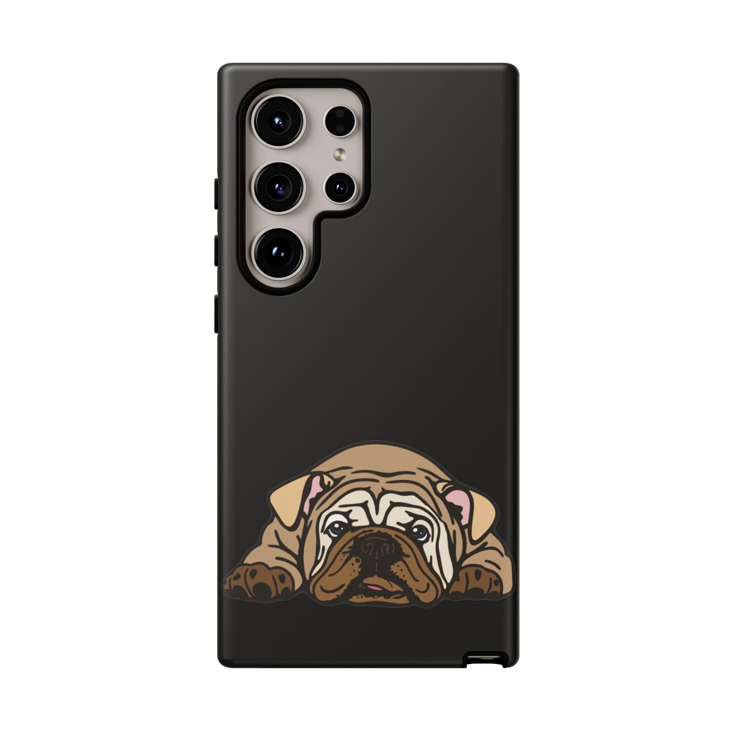 Bulldog Phone Case Black