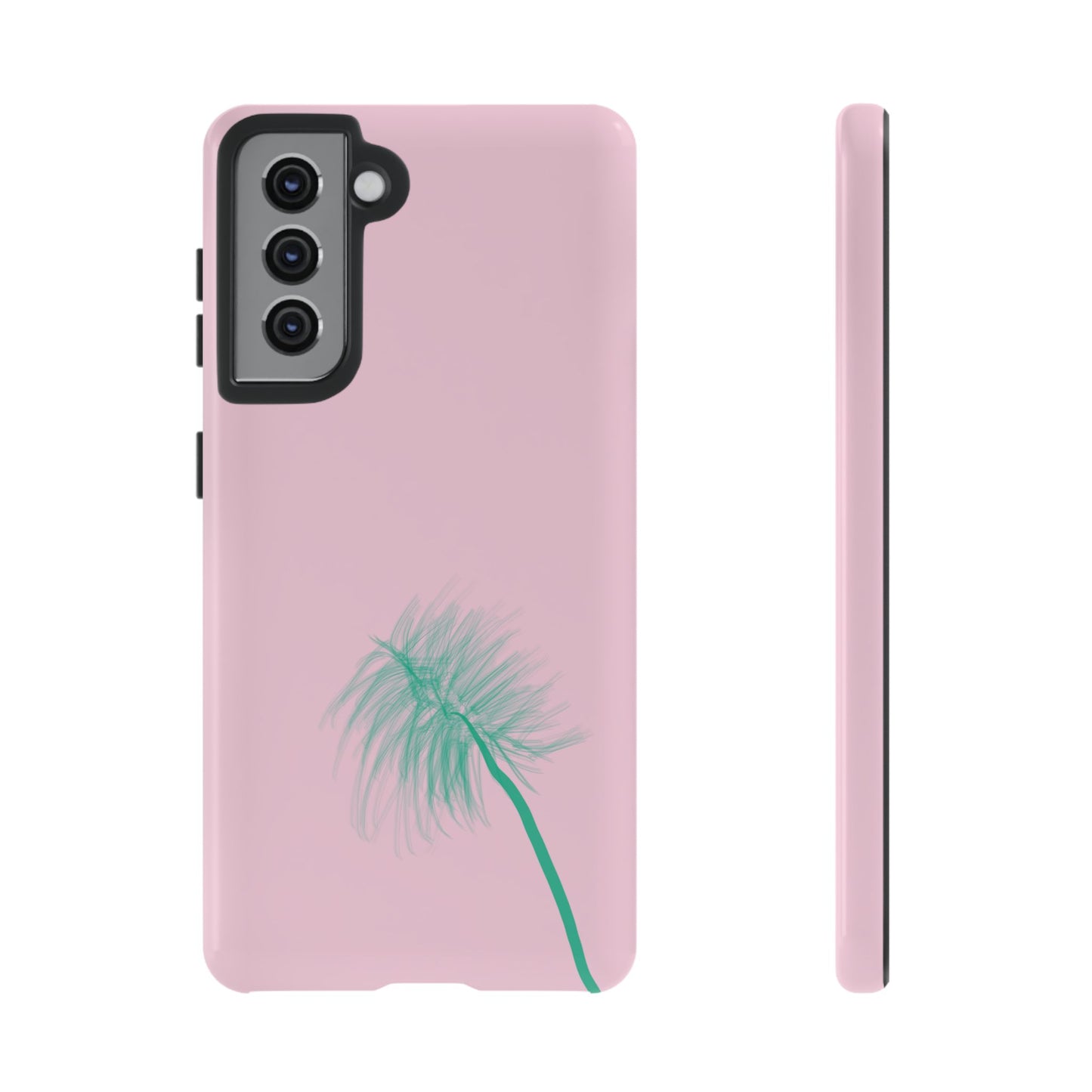 Dandelion Blowball Phone Case Pink