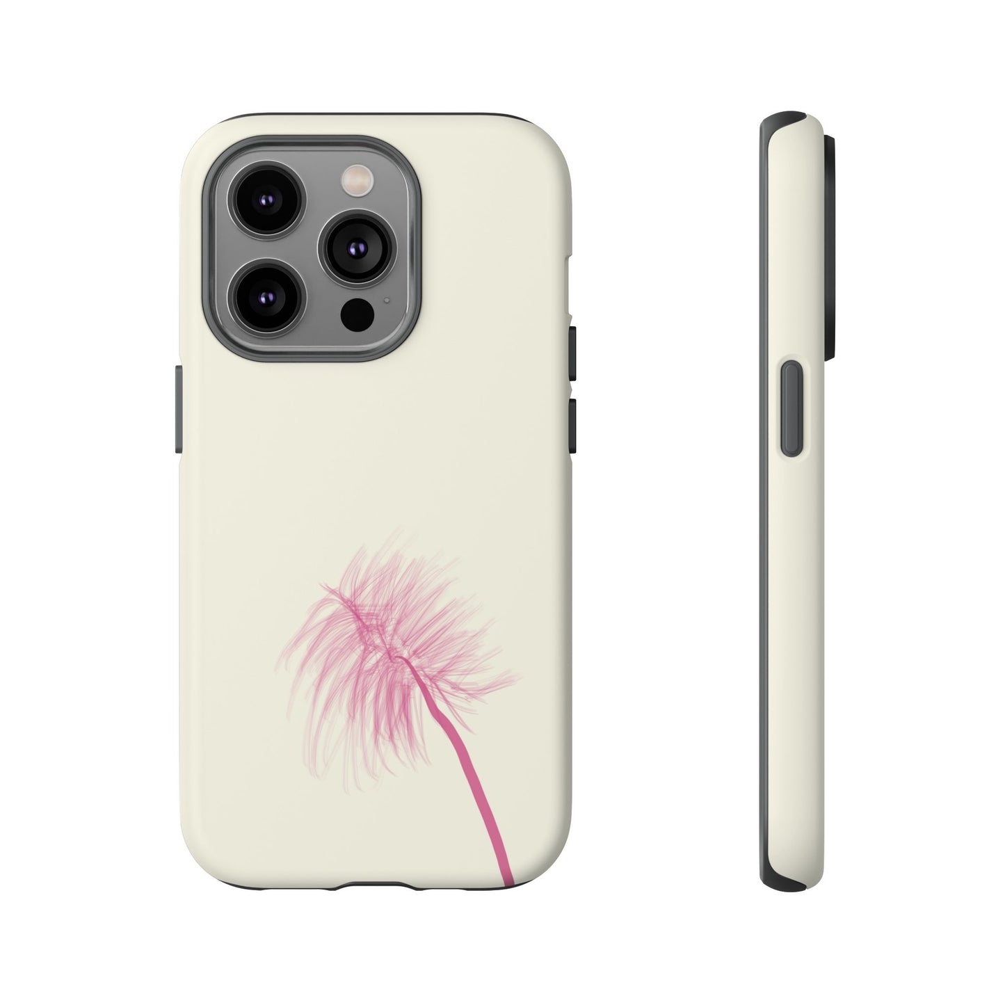 Dandelion Blowball Phone Case Cream