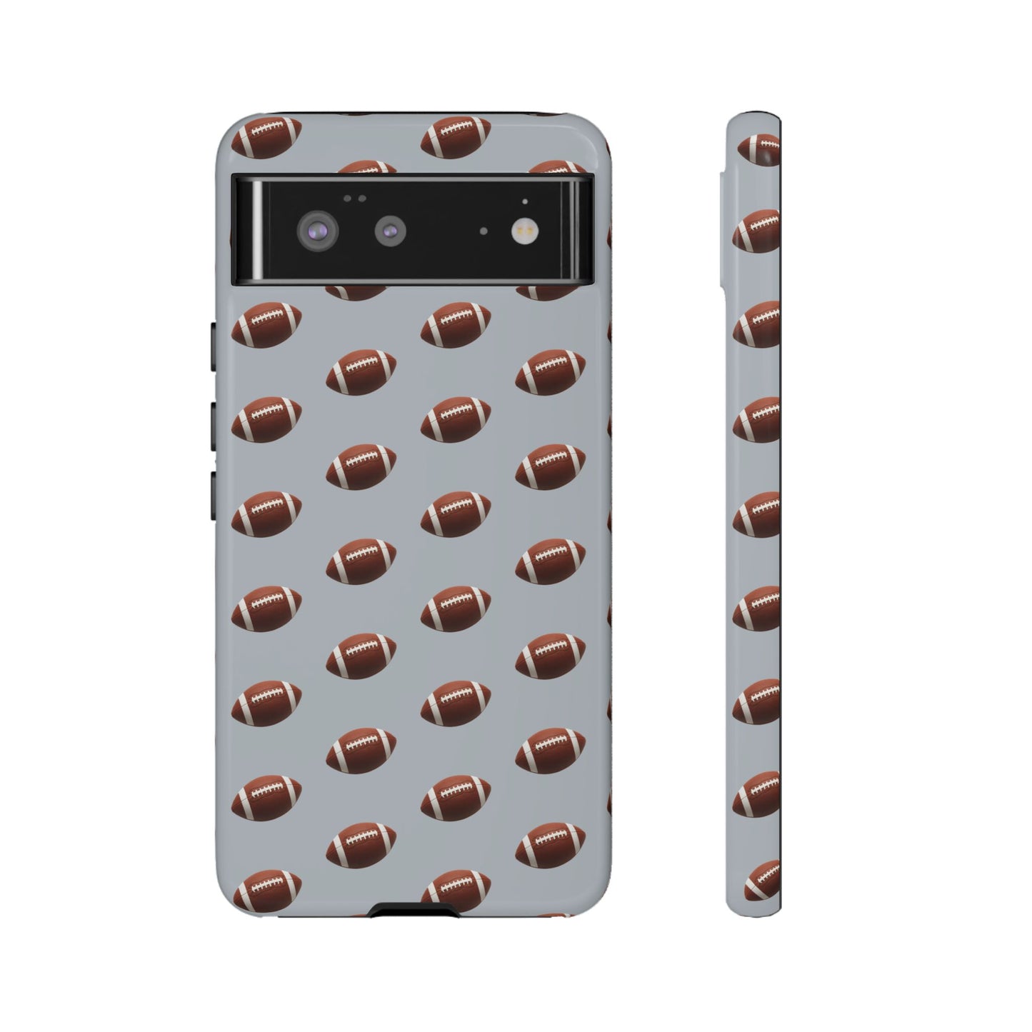 Football Phone Case Silver