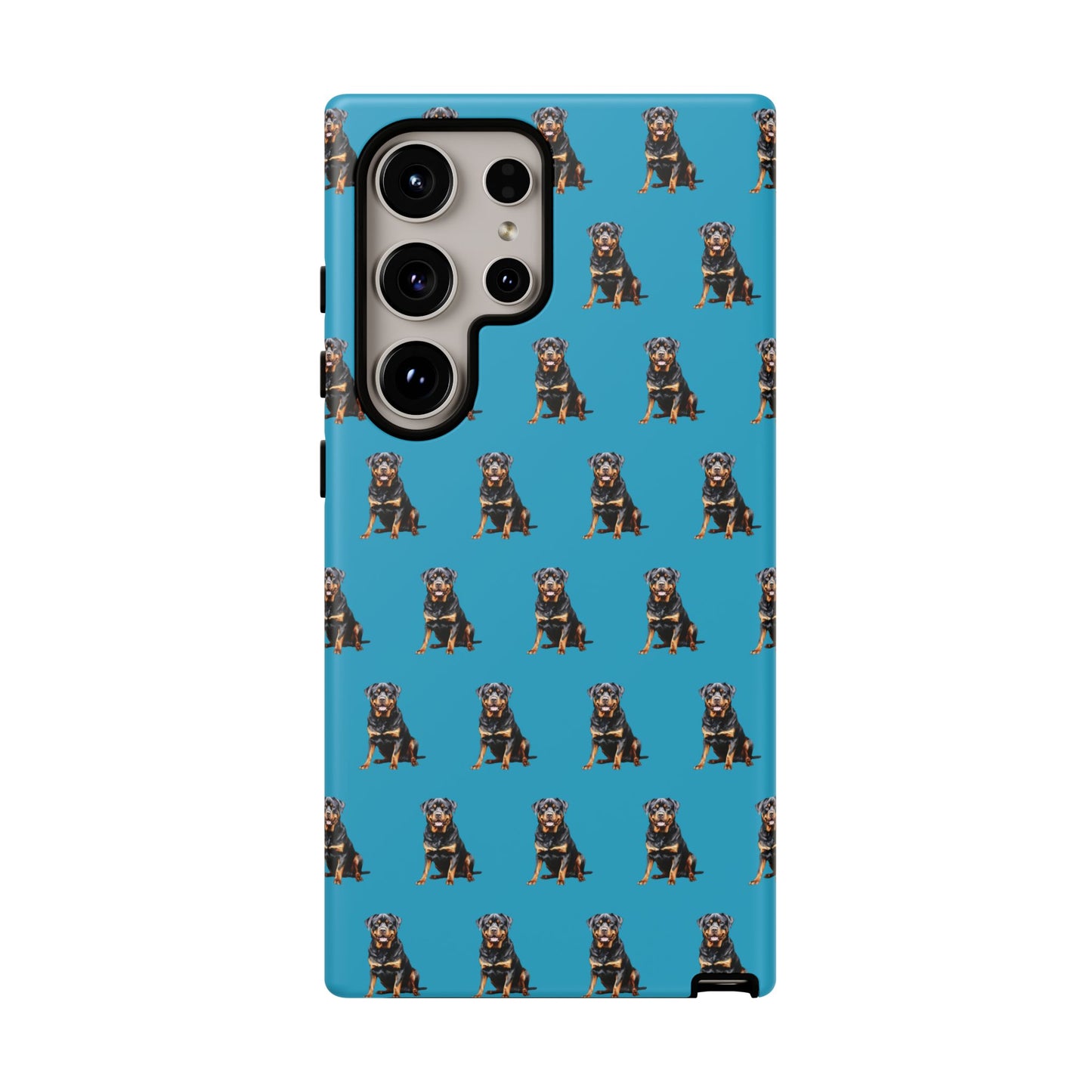 Rottweiler Phone Case Turquoise