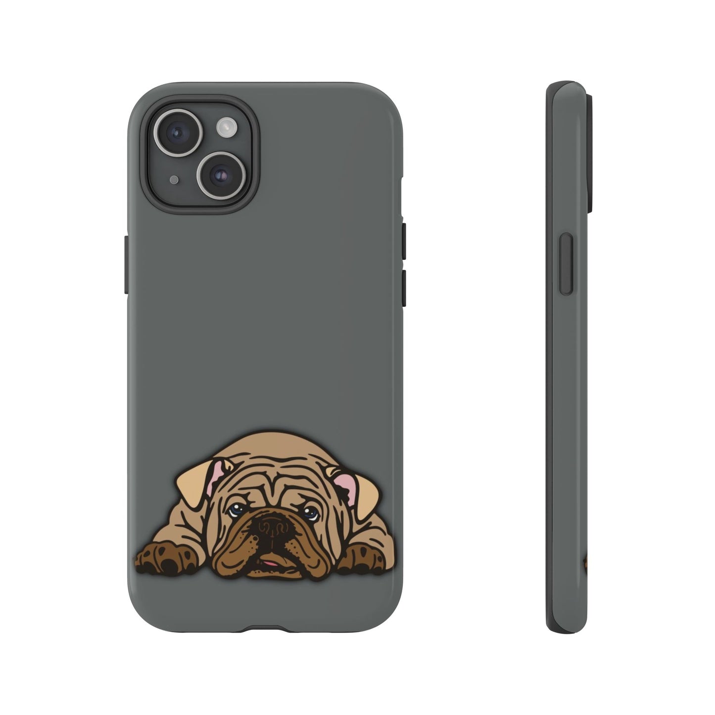 Bulldog Phone Case Gray