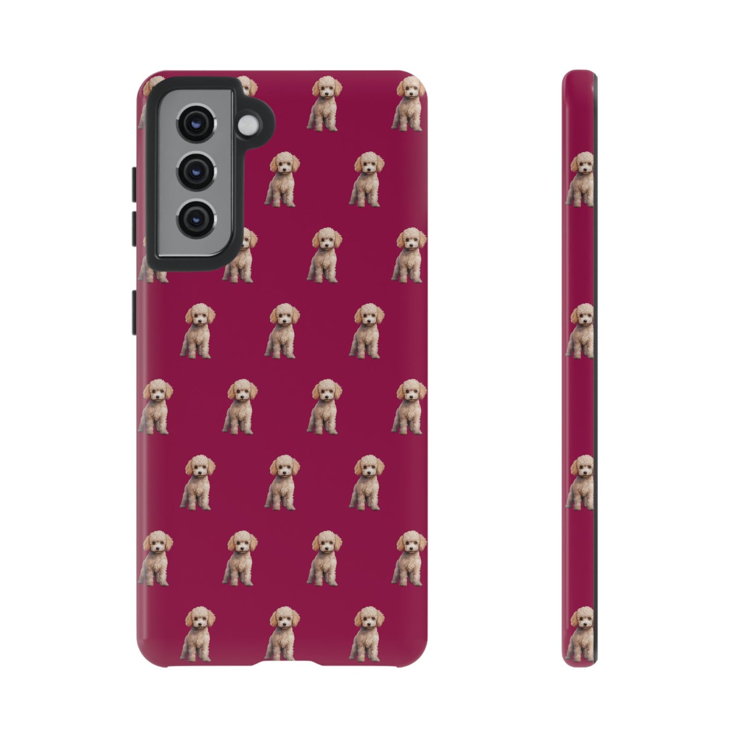 Poodle Phone Case Berry