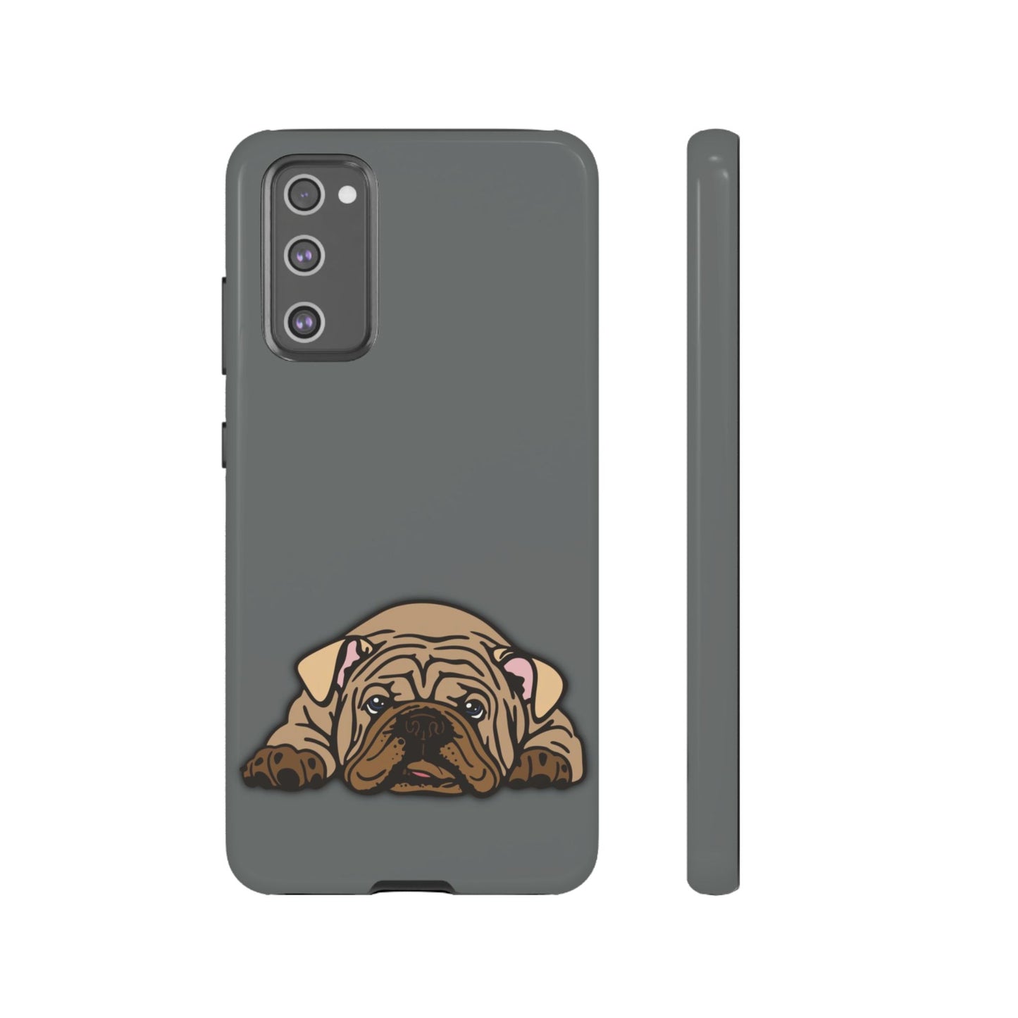 Bulldog Phone Case Gray