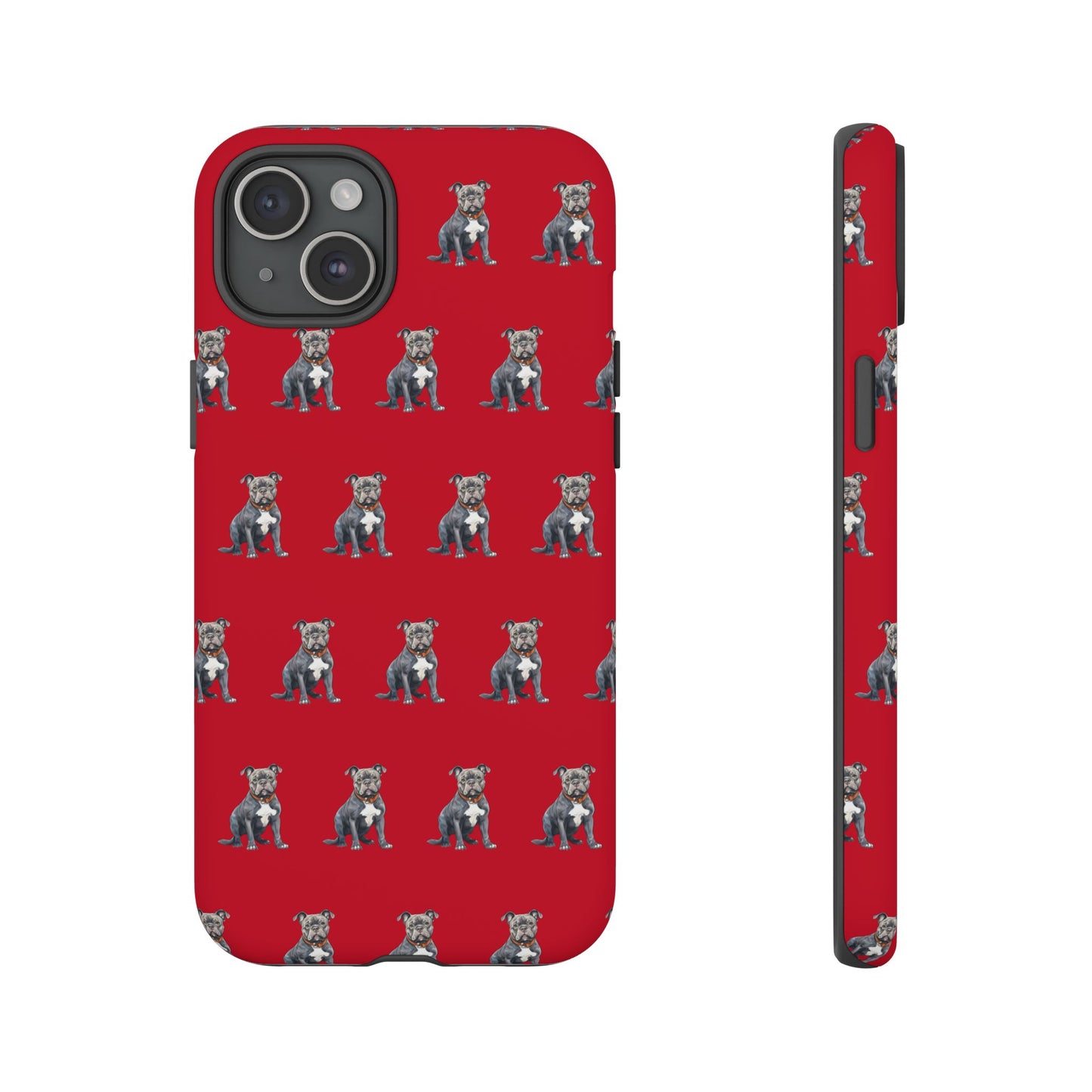 Pitbull Phone Case Red