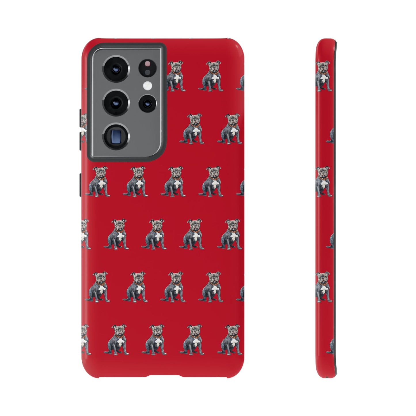 Pitbull Phone Case Red