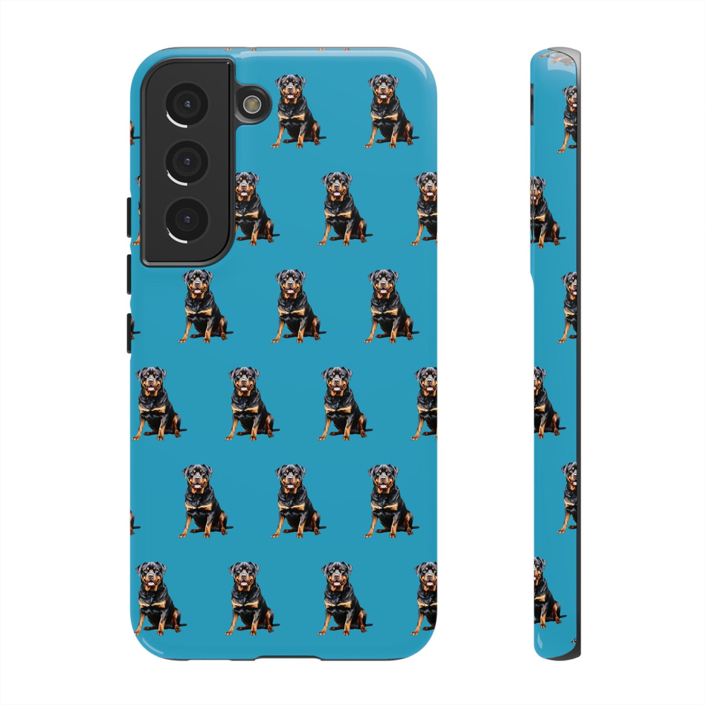 Rottweiler Phone Case Turquoise