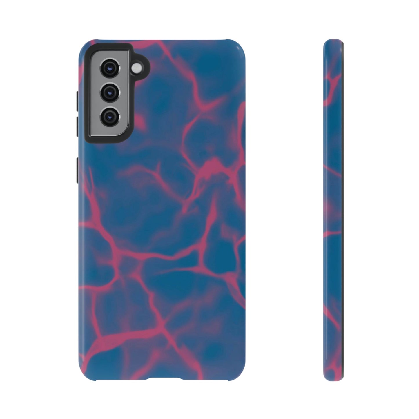 Marble Phone Case Blue Pink