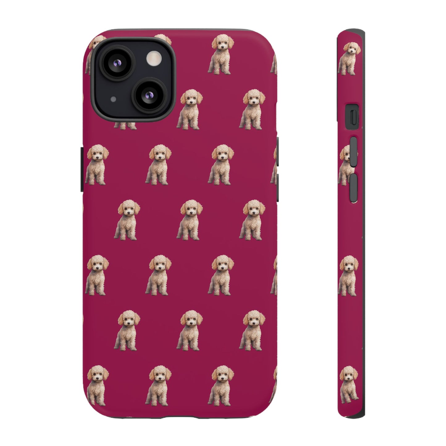 Poodle Phone Case Berry