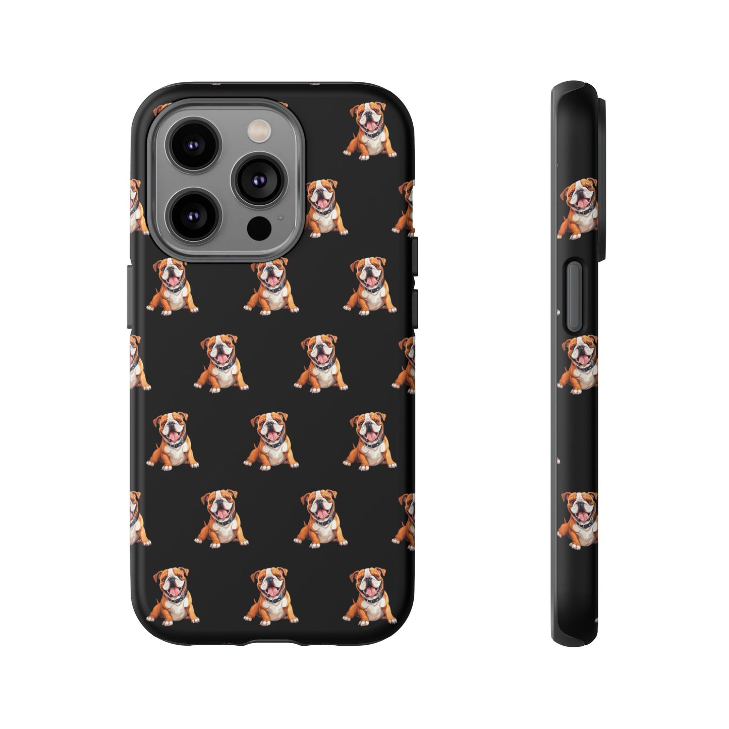 Bulldog Phone Case Black