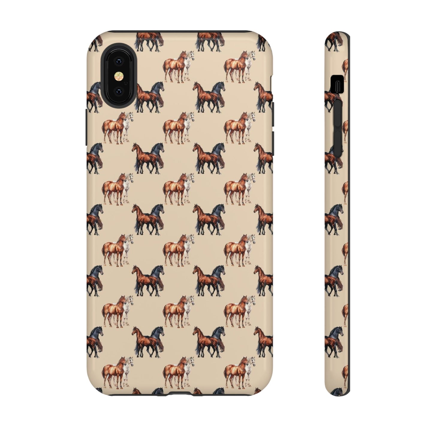 Horse Phone Case Cream