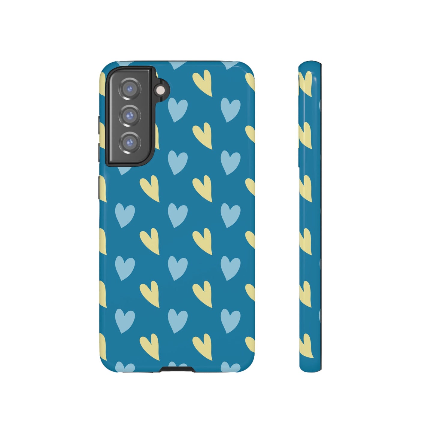 Heart Phone Case Blue