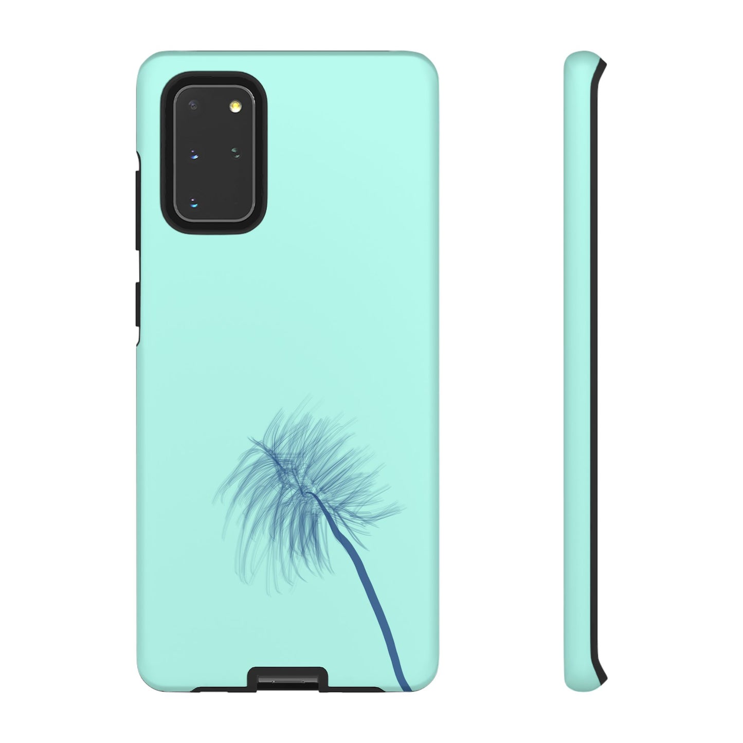 Dandelion Blowball Phone Case Aqua