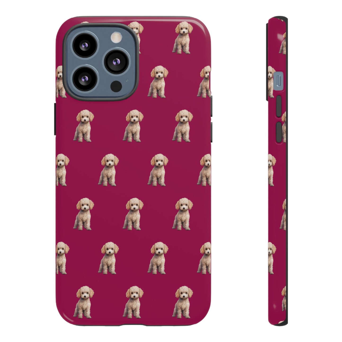 Poodle Phone Case Berry