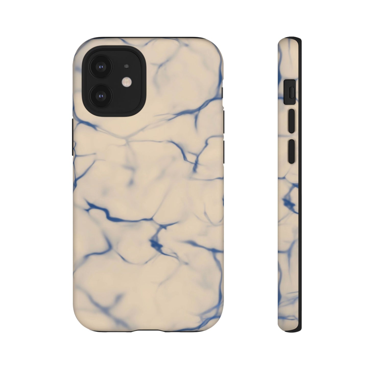 Marble Phone Case Cream Blue