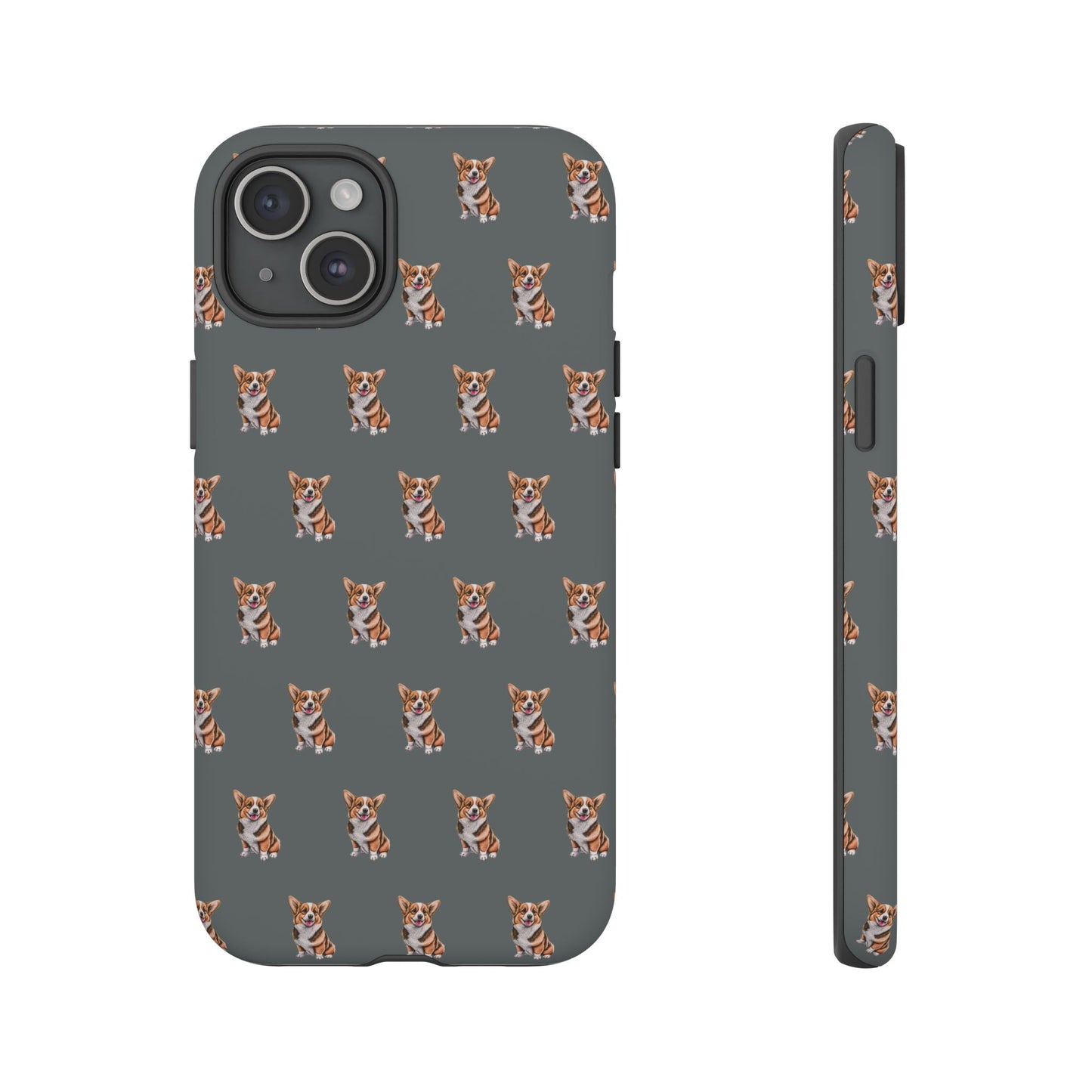 Corgi Phone Case Gray