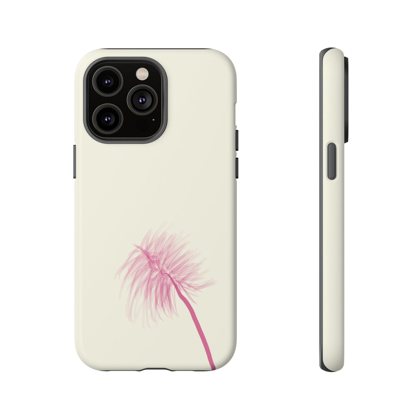 Dandelion Blowball Phone Case Cream