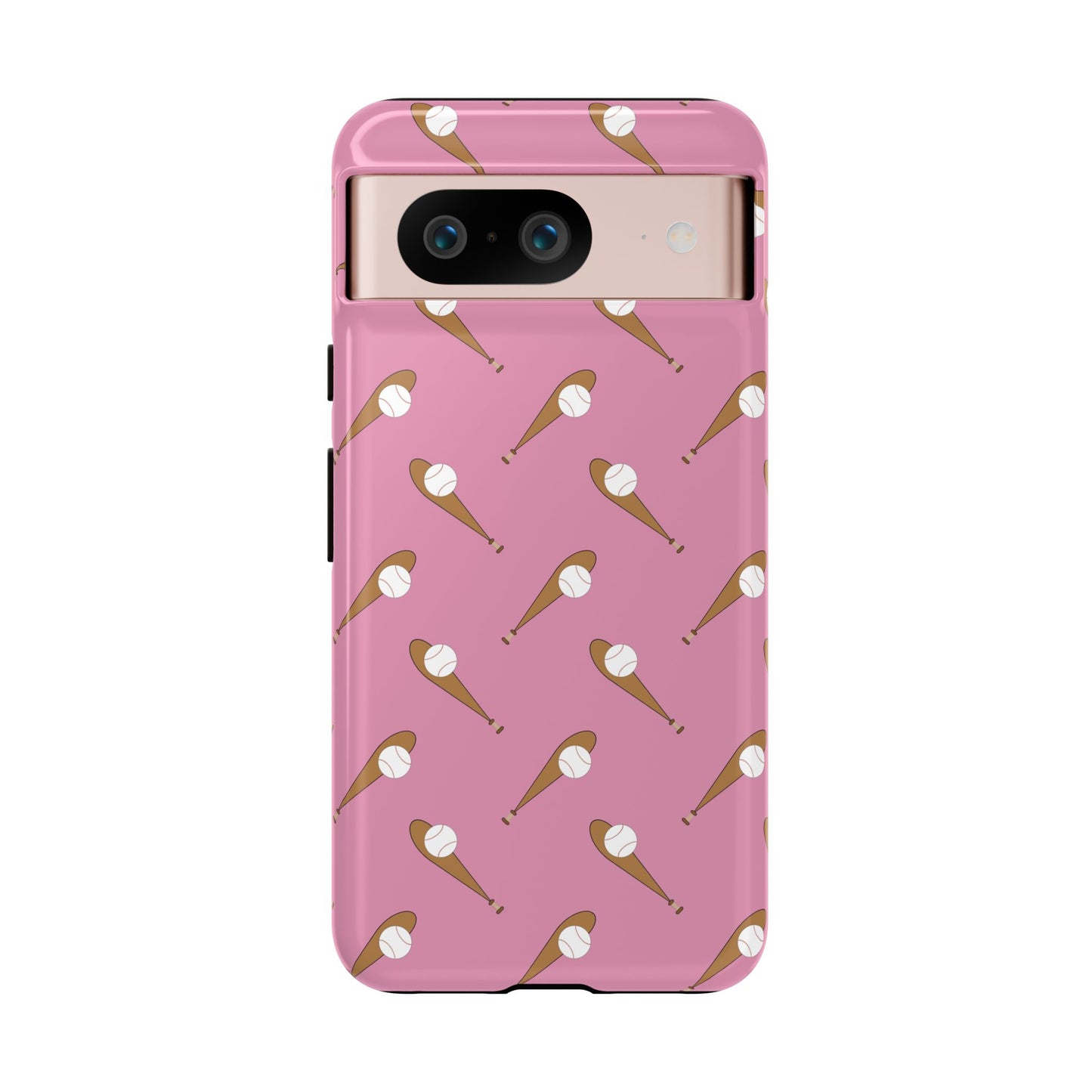 Baseball Phone Case Pink