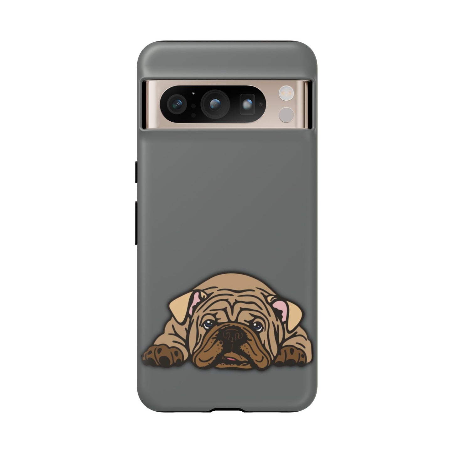 Bulldog Phone Case Gray