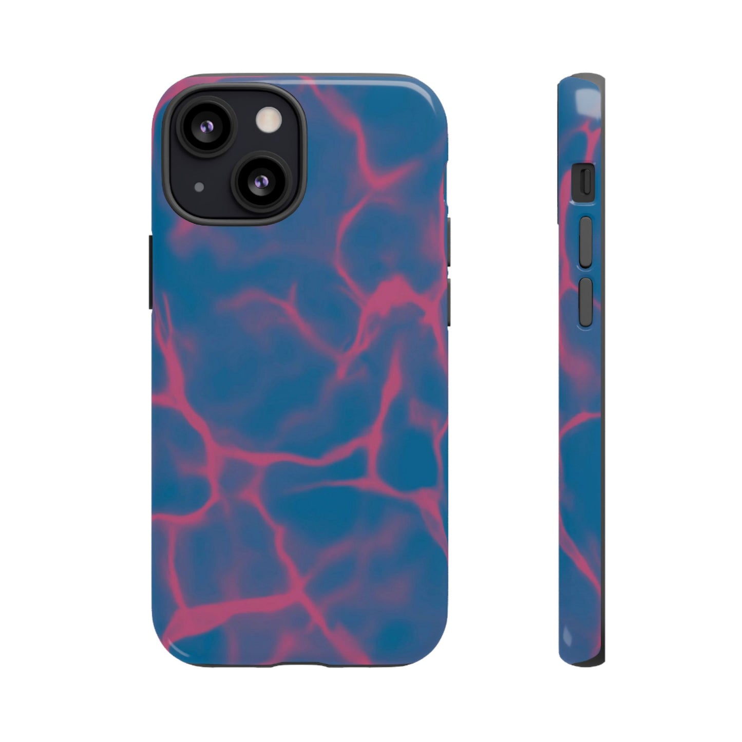 Marble Phone Case Blue Pink